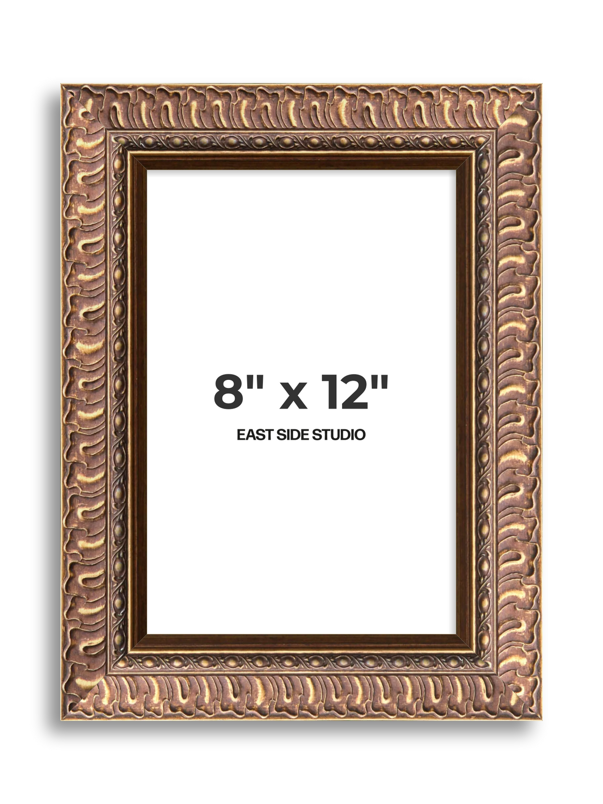 Palmette Burnished Gold 8" x 12" picture frame