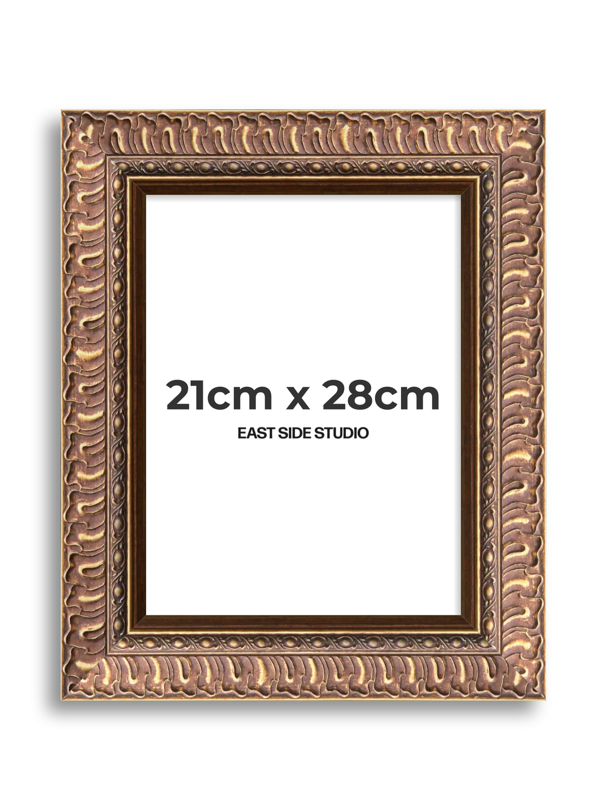 Palmette Burnished Gold 21cm x 28cm picture frame