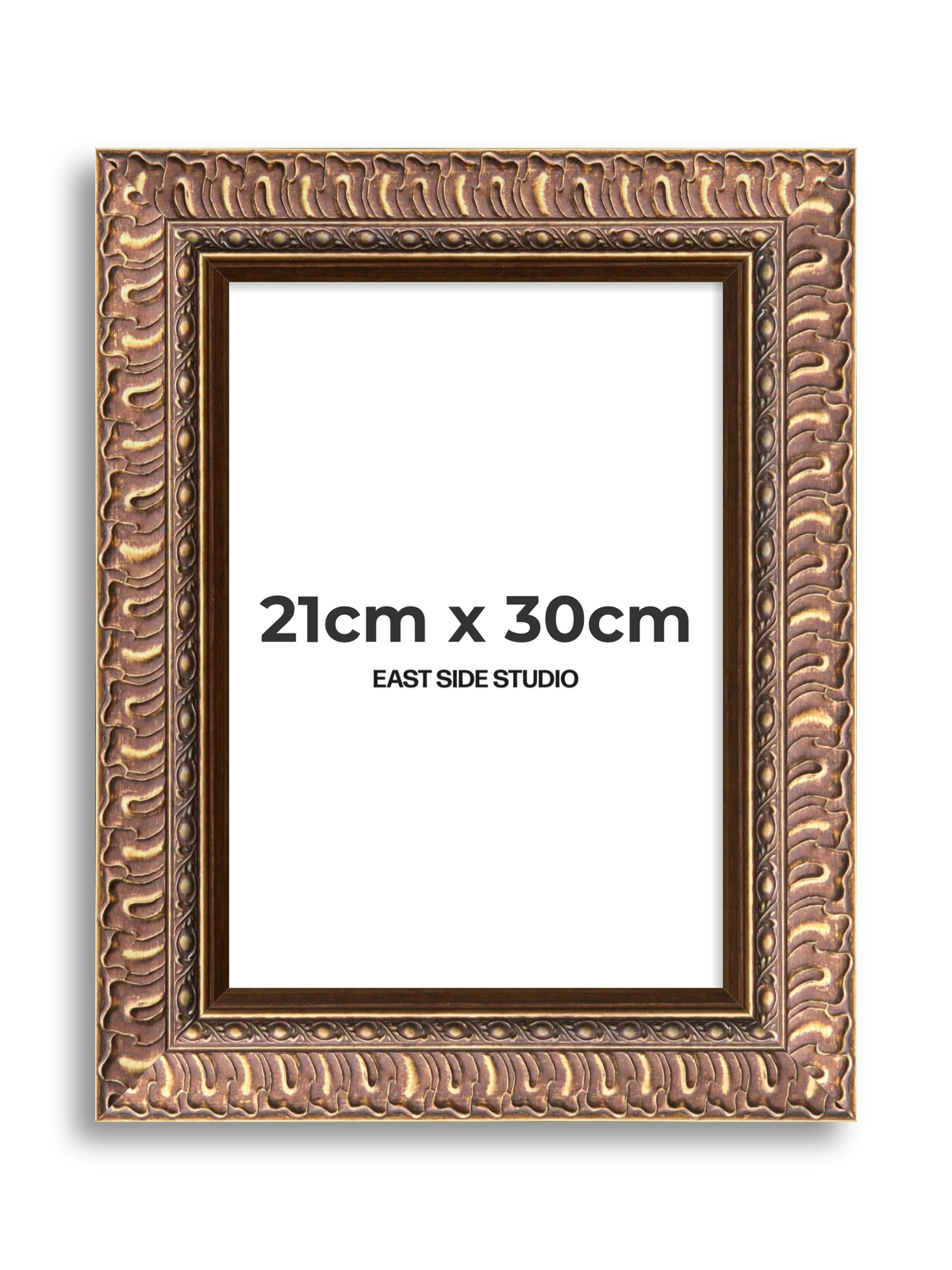 Palmette Burnished Gold 21cm x 30cm picture frame