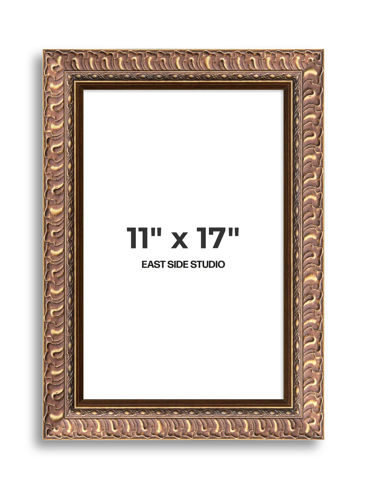 Palmette Burnished Gold 11" x 17" picture frame