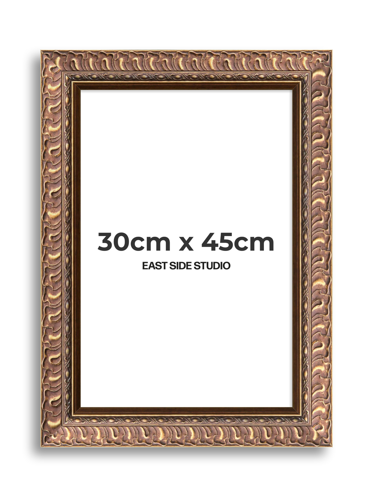 Palmette Burnished Gold 30cm x 45cm picture frame