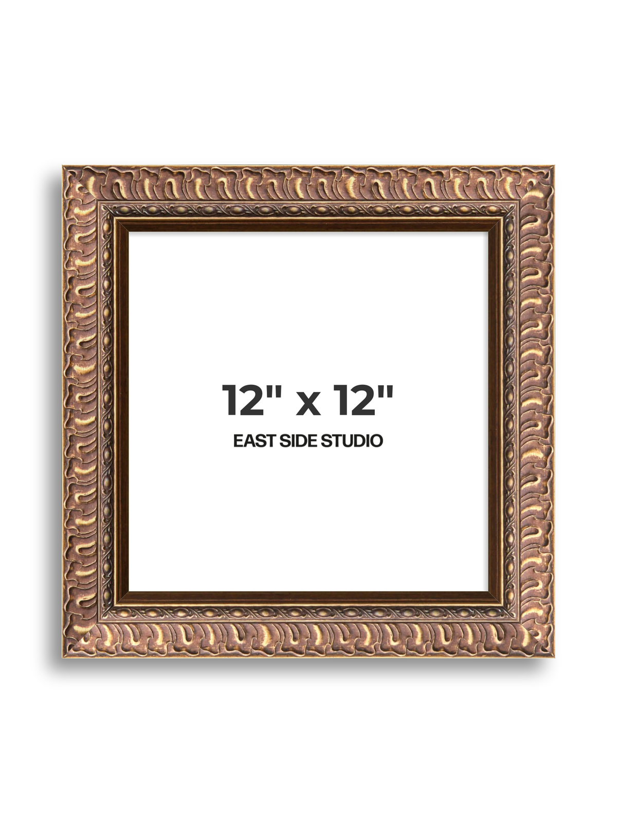 Palmette Burnished Gold 12" x 12" picture frame