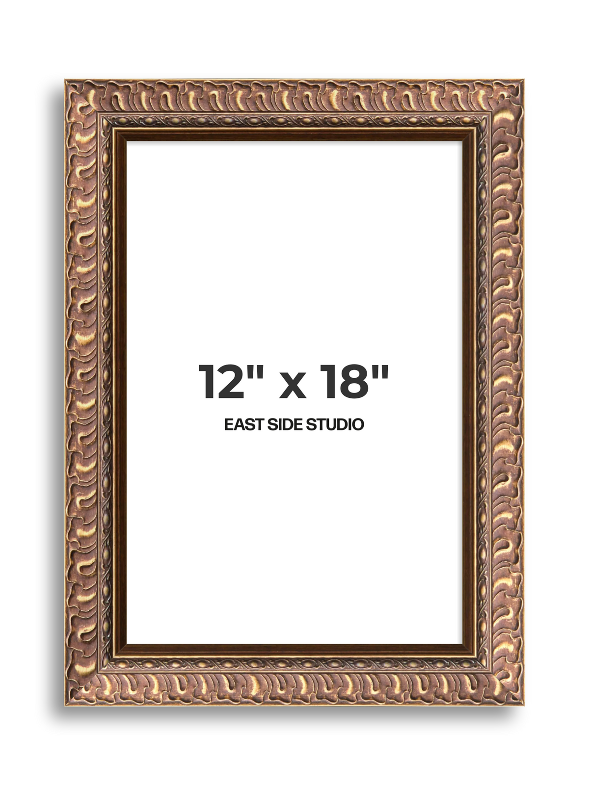 Palmette Burnished Gold 12" x 18" picture frame