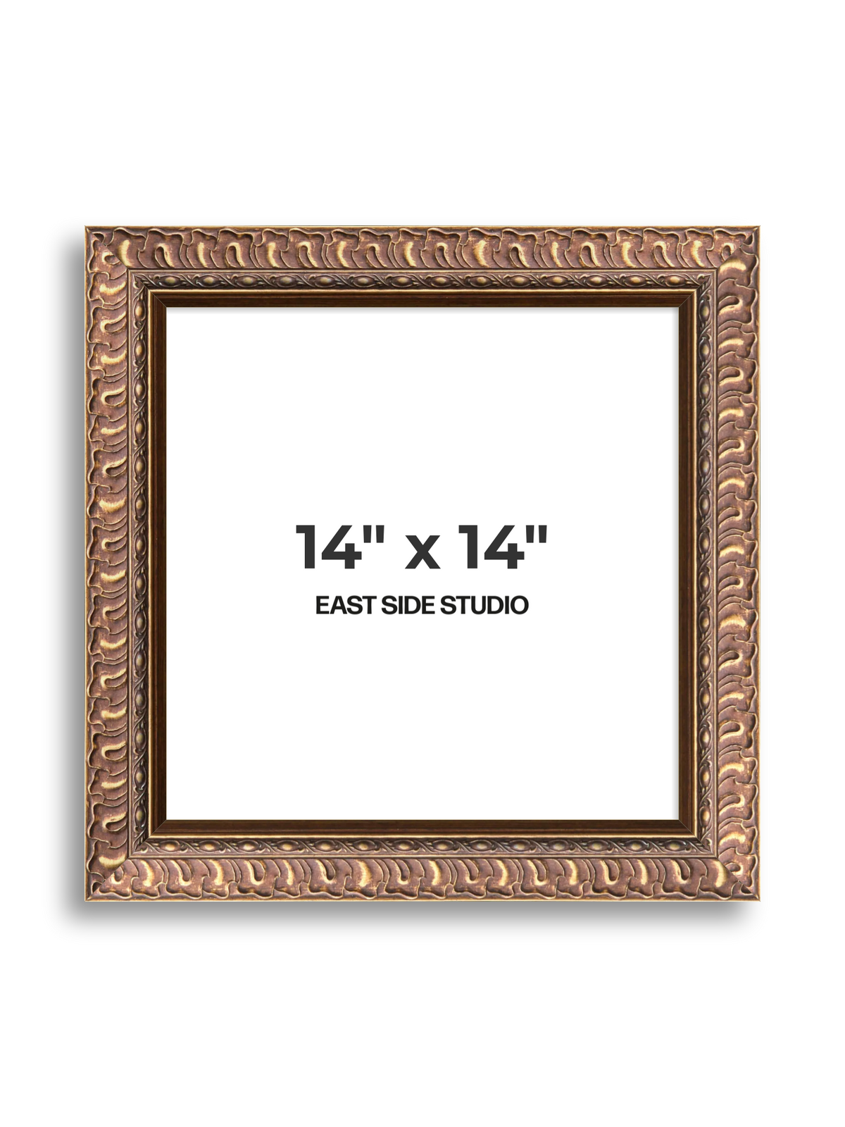 Palmette Burnished Gold 14" x 14" picture frame