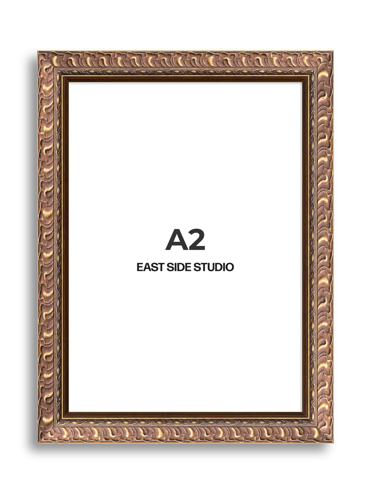 Palmette Burnished Gold A2 picture frame