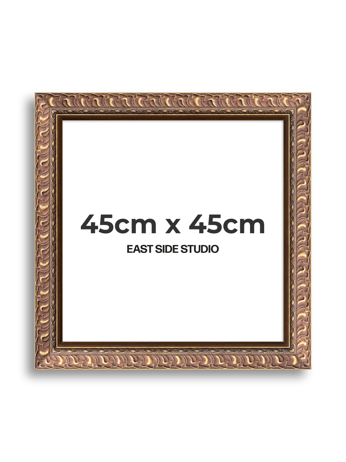 Palmette Burnished Gold 45cm x 45cm picture frame