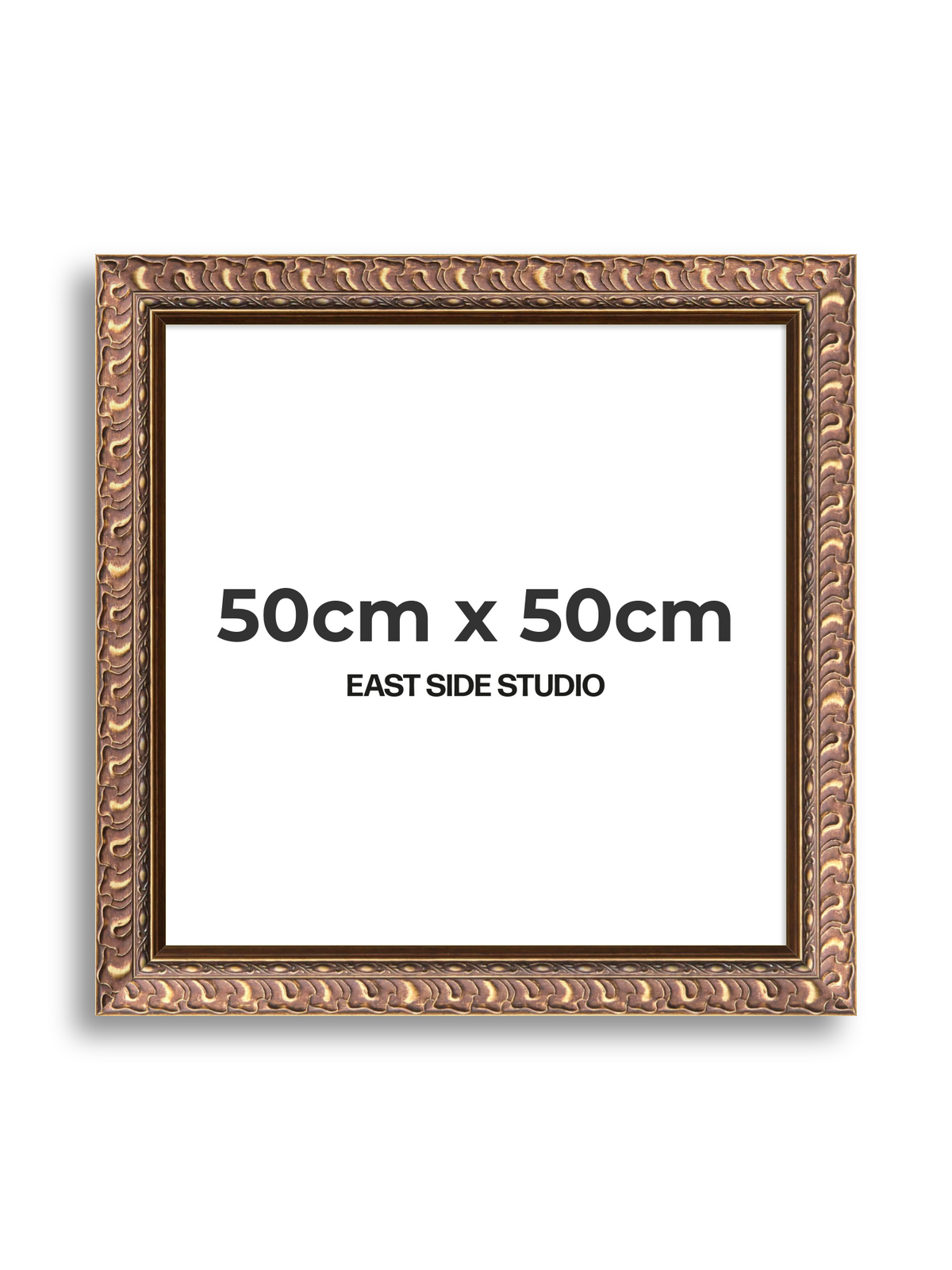 Palmette Burnished Gold 50cm x 50cm picture frame