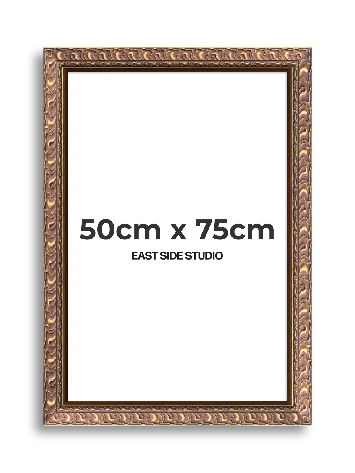 Palmette Burnished Gold 50cm x 75cm picture frame