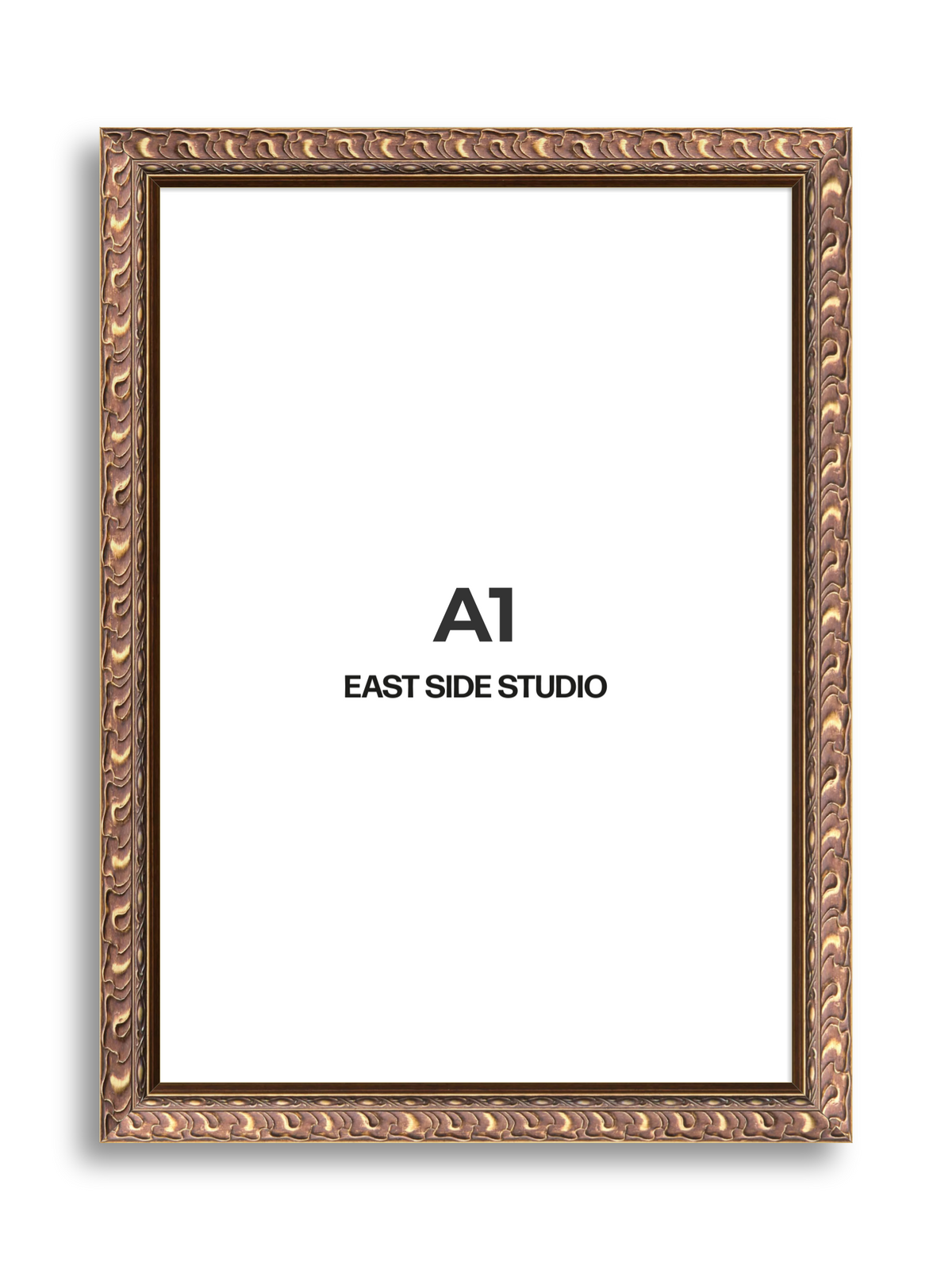Palmette Burnished Gold A1 picture frame
