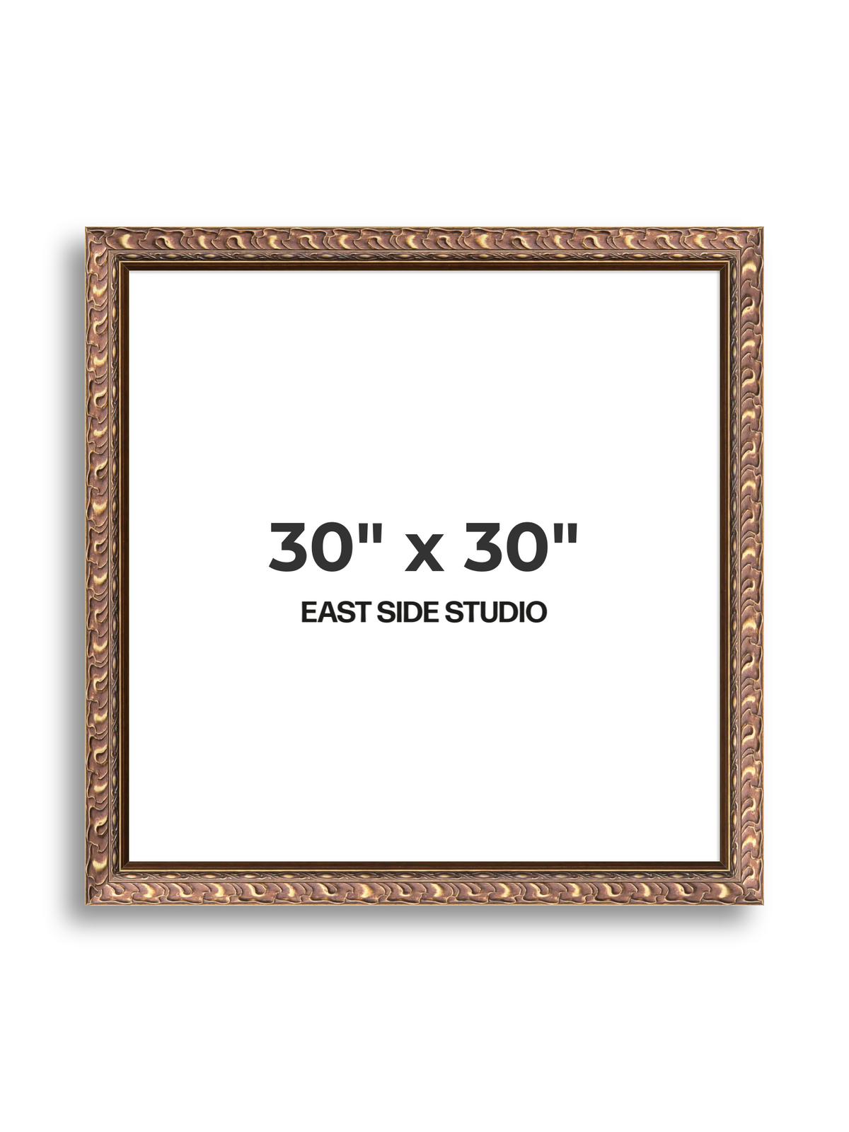 Palmette Burnished Gold 30" x 30" picture frame