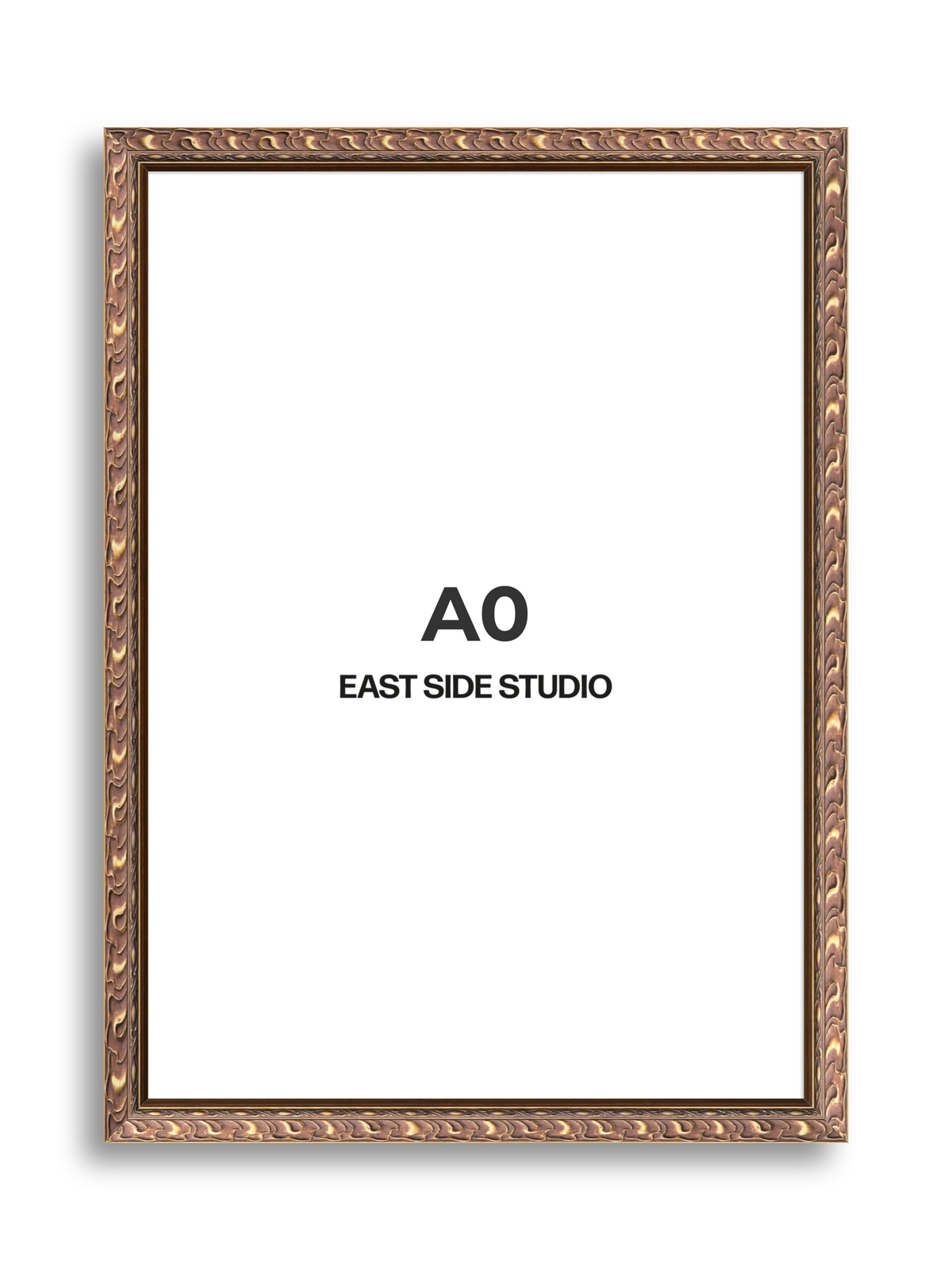 Palmette Burnished Gold A0 picture frame