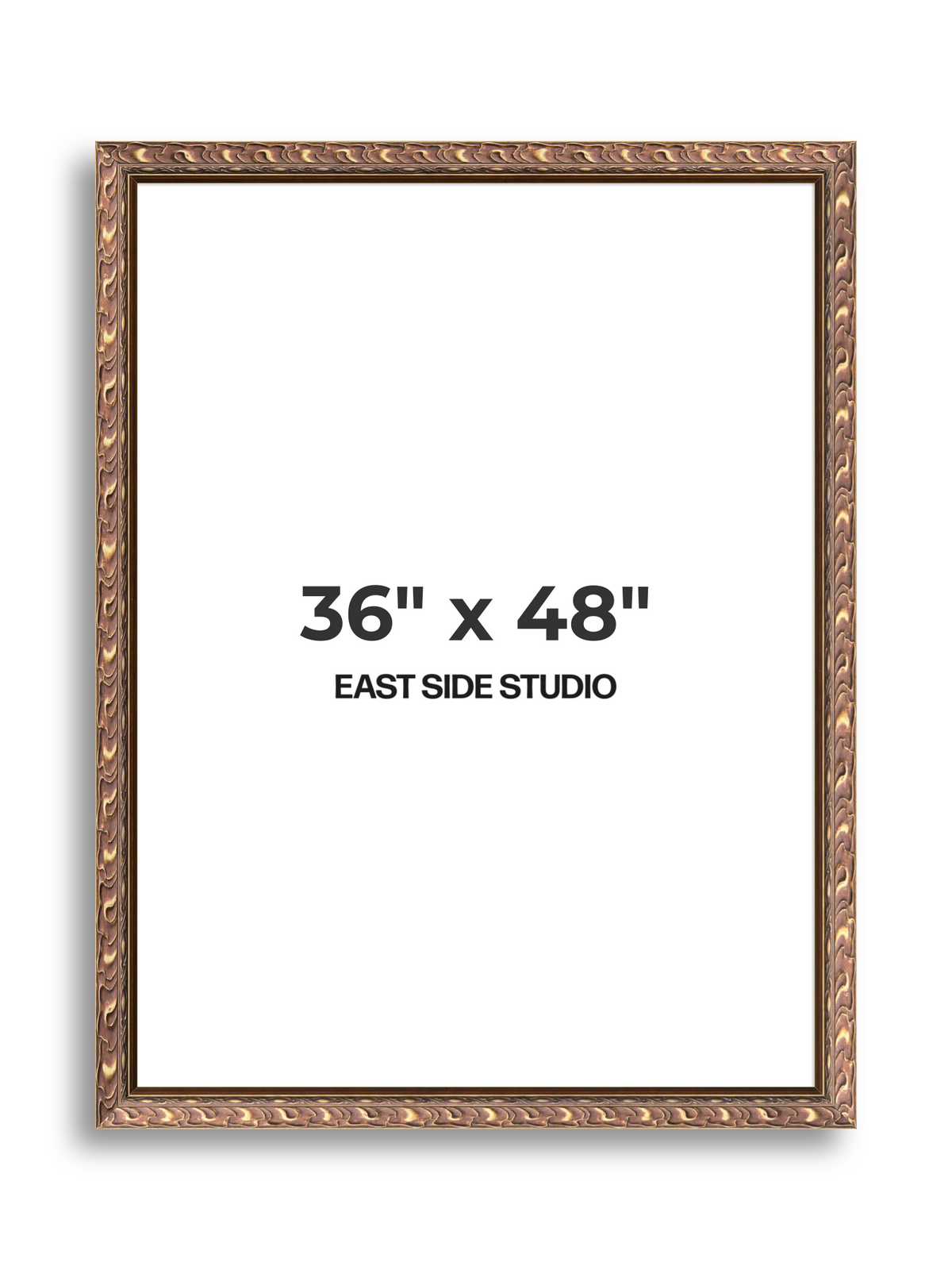 Palmette Burnished Gold 36" x 48" picture frame