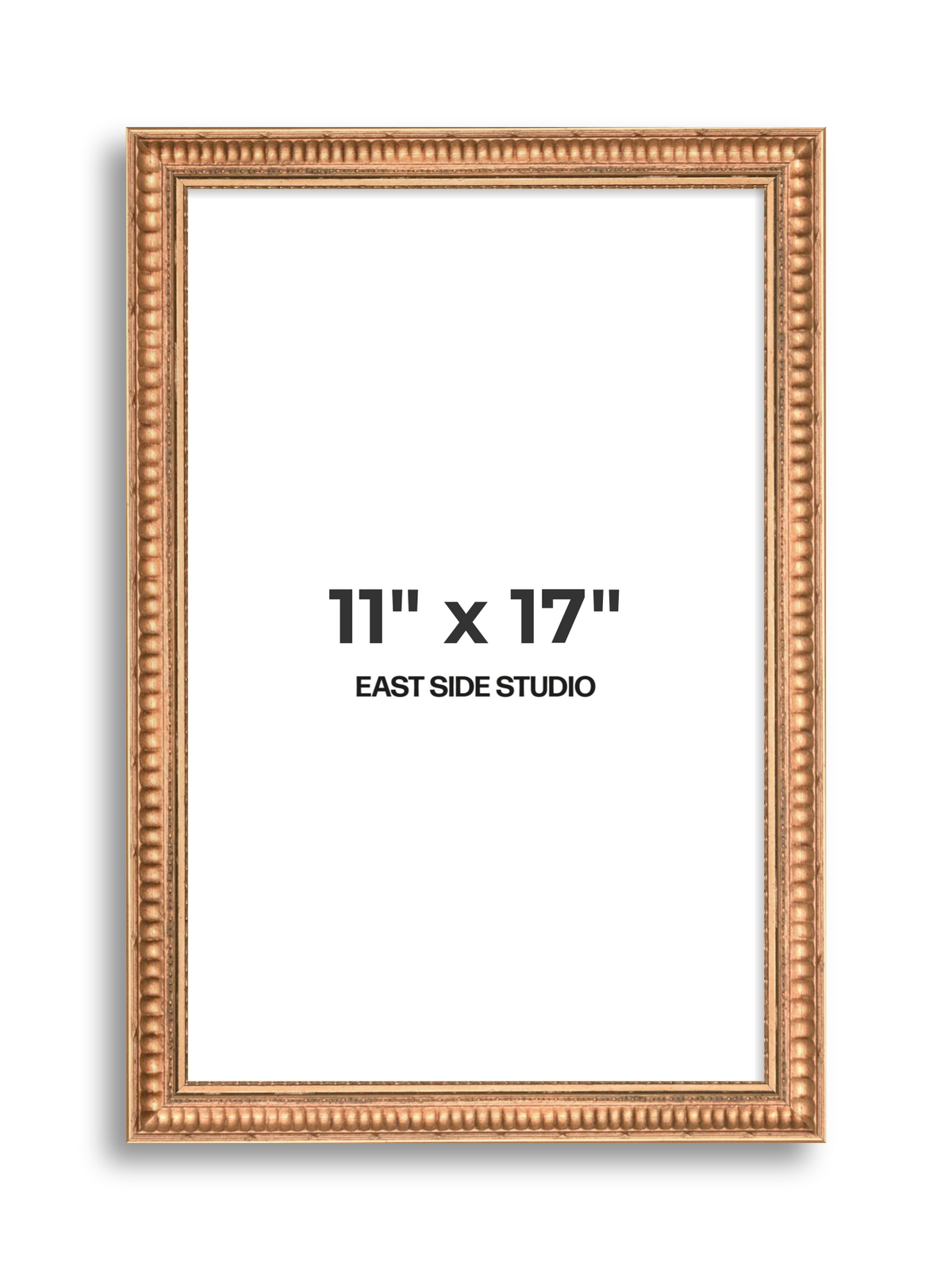 Laurel Pale Gold 11" x 17" picture frame