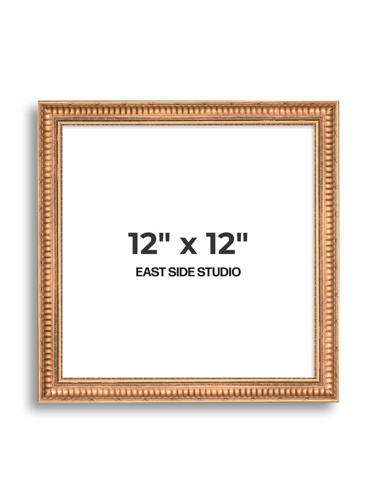 Laurel Pale Gold 12" x 12" picture frame