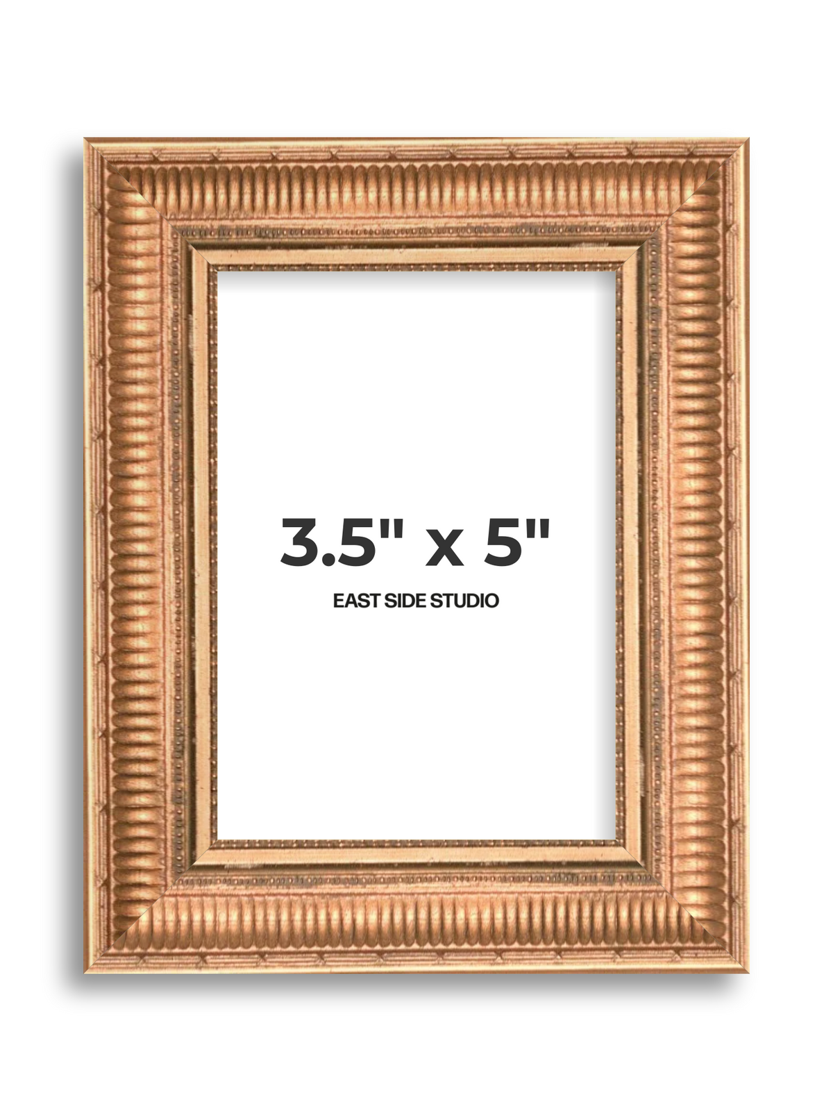Laurel Pale Gold 3.5" x 5" picture frame