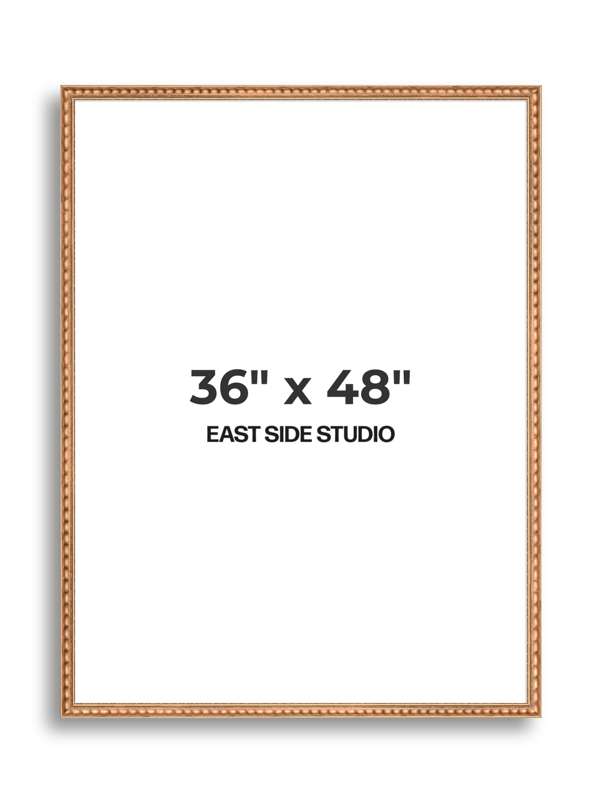 Laurel Pale Gold 36" x 48" picture frame