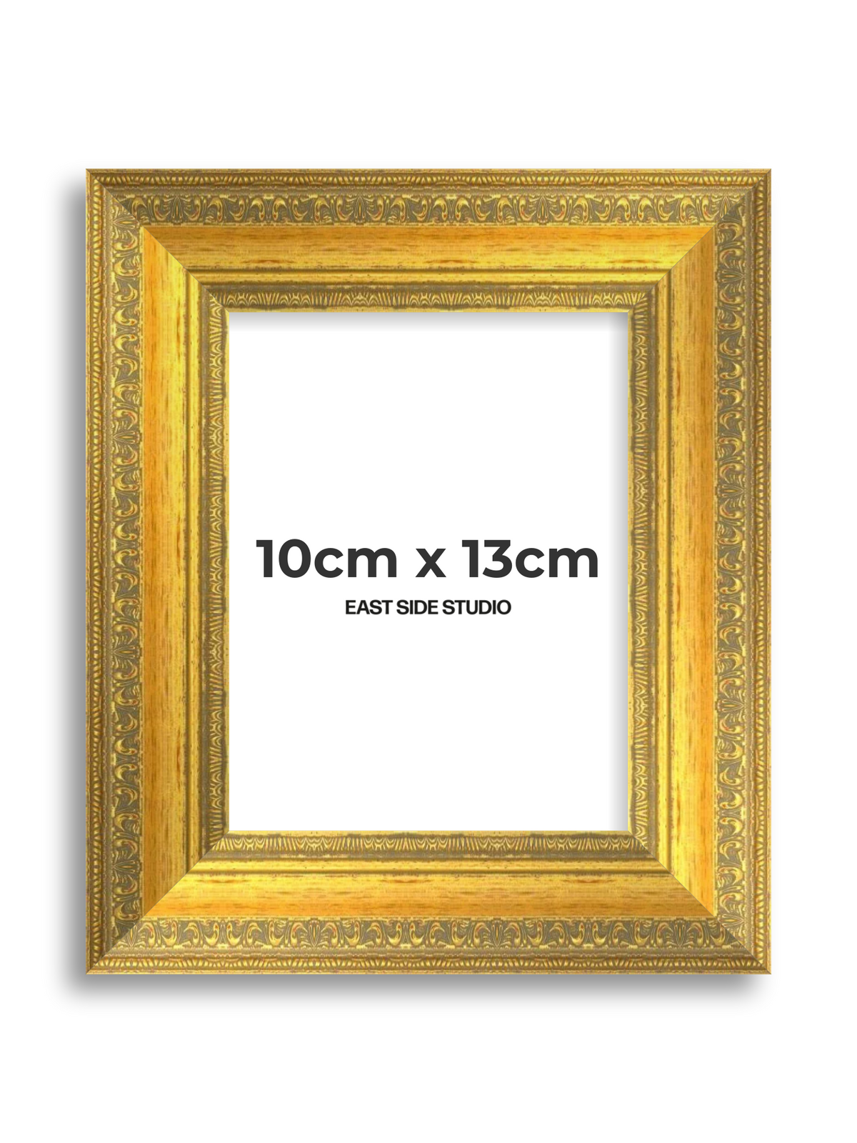 Florin Sculpted Gold 10cm x 13cm picture frame
