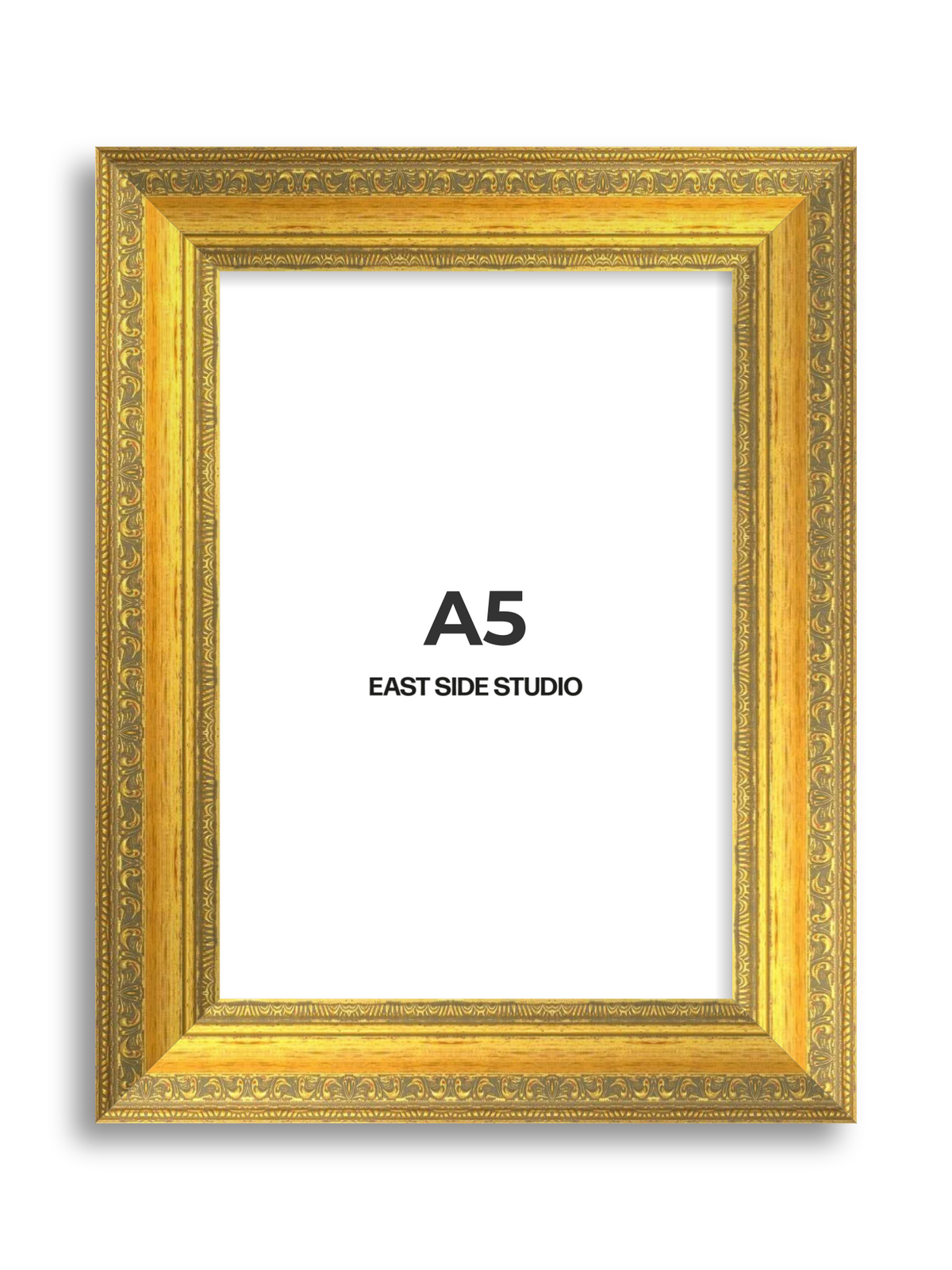 Florin Sculpted Gold A5 picture frame