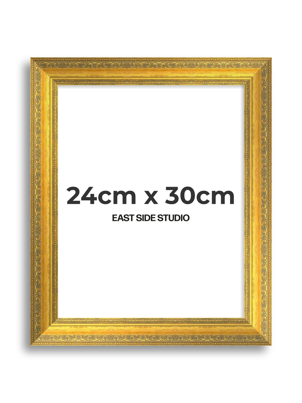 Florin Sculpted Gold 24cm x 30cm picture frame