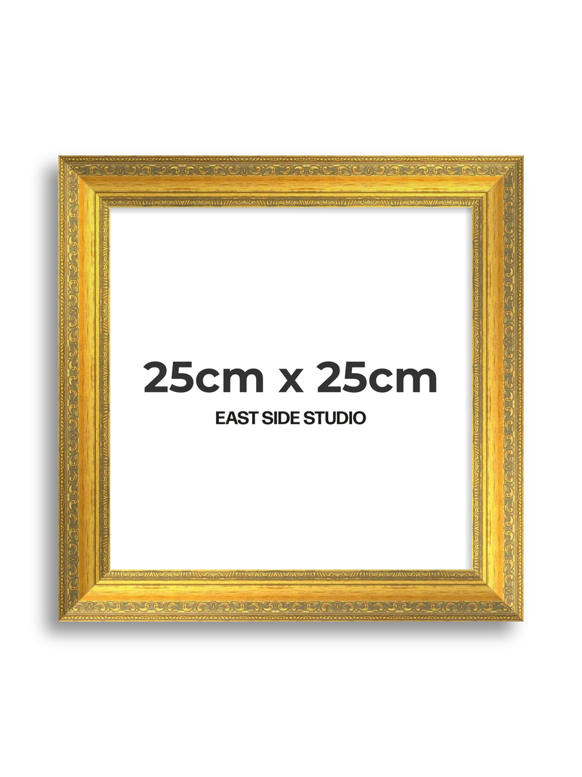 Florin Sculpted Gold 25cm x 25cm picture frame