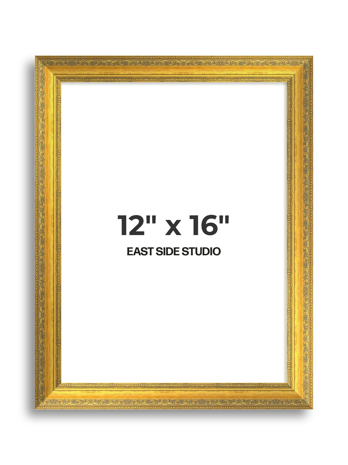 Florin Sculpted Gold 12" x 16" picture frame