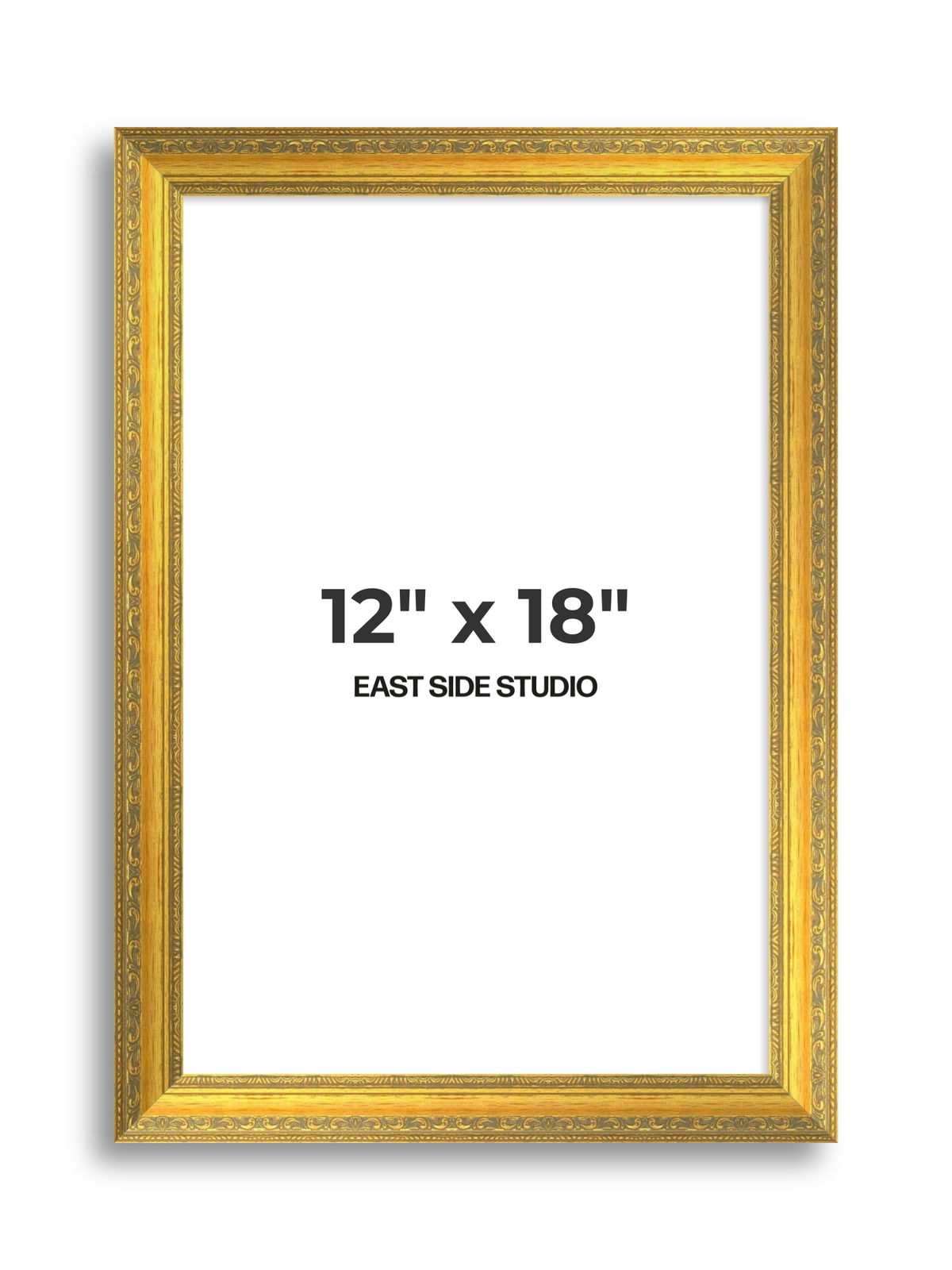 Florin Sculpted Gold 12" x 18" picture frame