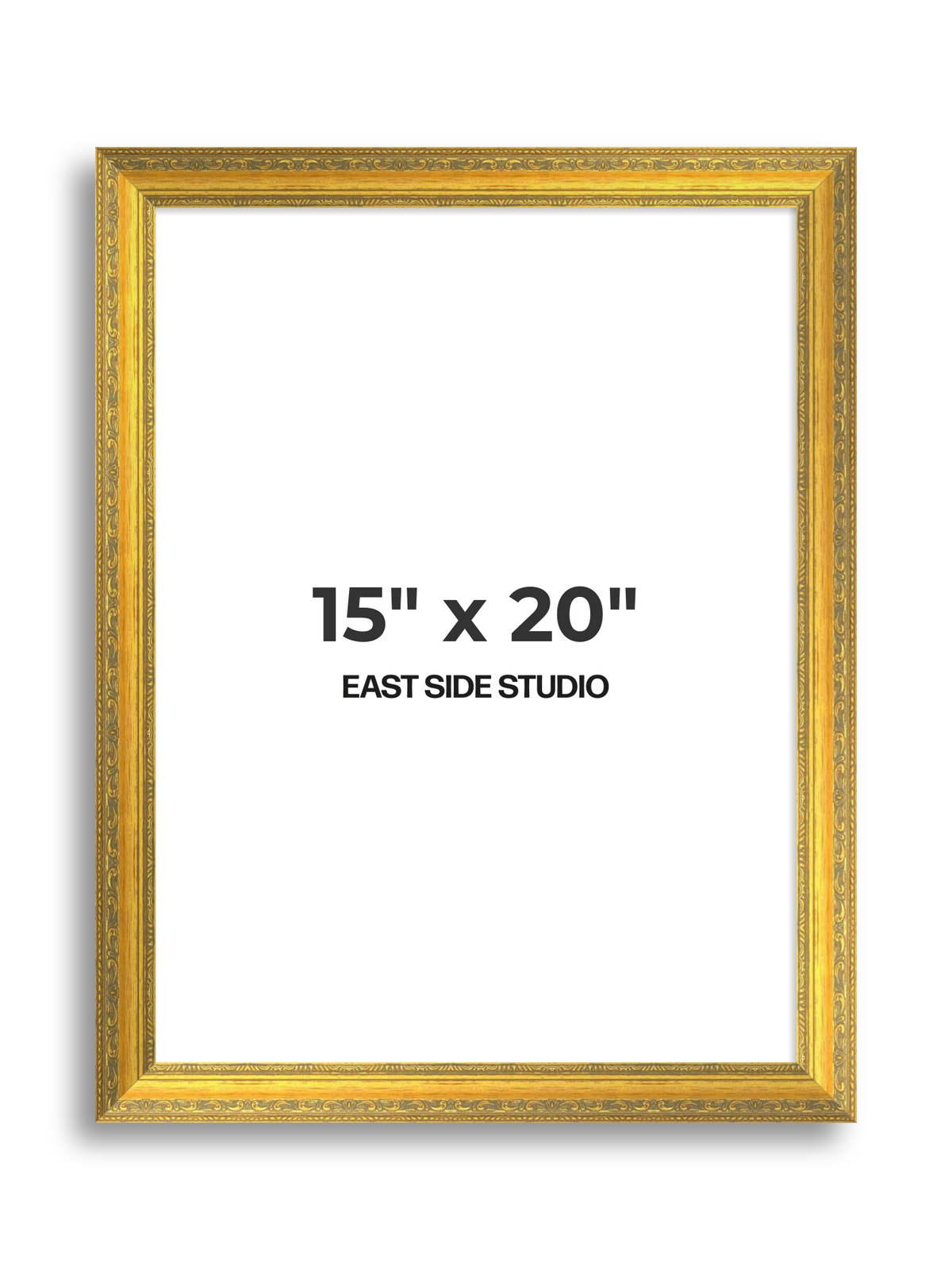 Florin Sculpted Gold 15" x 20" picture frame