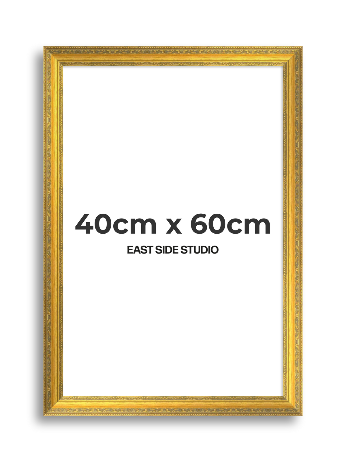 Florin Sculpted Gold 40cm x 60cm picture frame