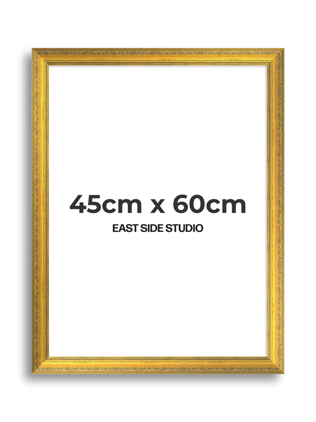 Florin Sculpted Gold 45cm x 60cm picture frame