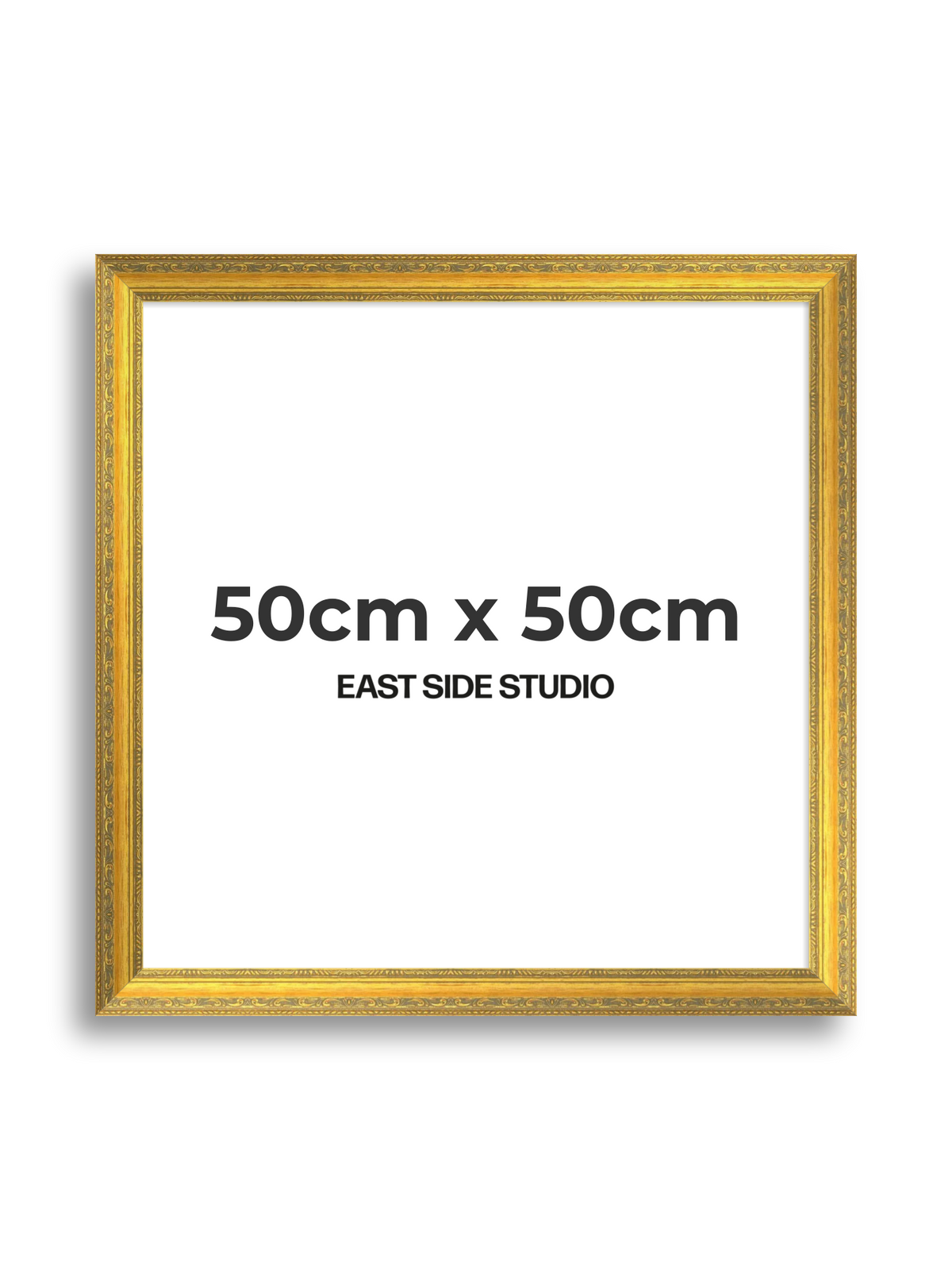 Florin Sculpted Gold 50cm x 50cm picture frame