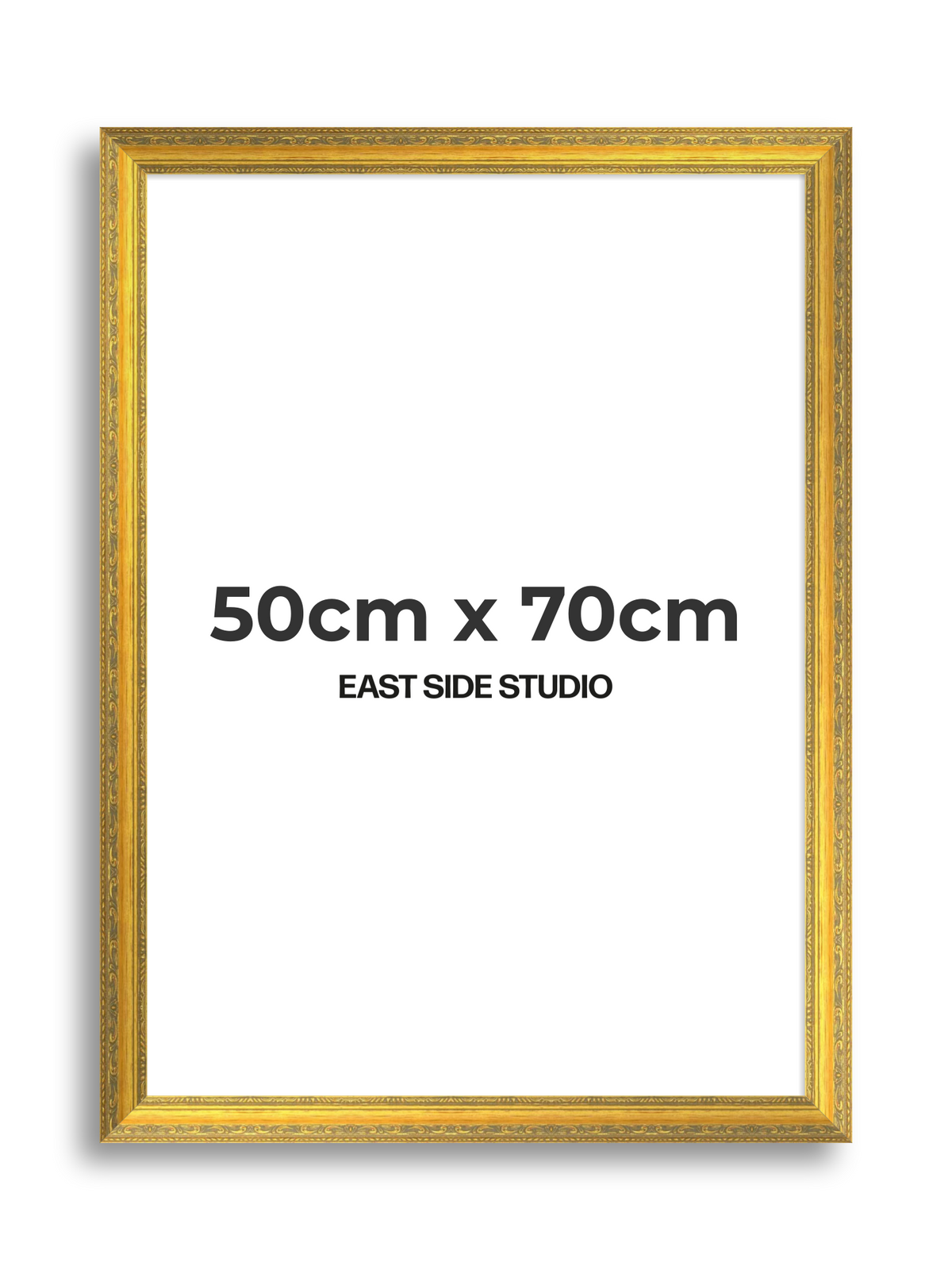 Florin Sculpted Gold 50cm x 70cm picture frame