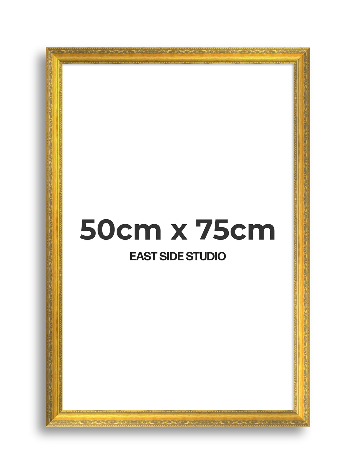 Florin Sculpted Gold 50cm x 75cm picture frame