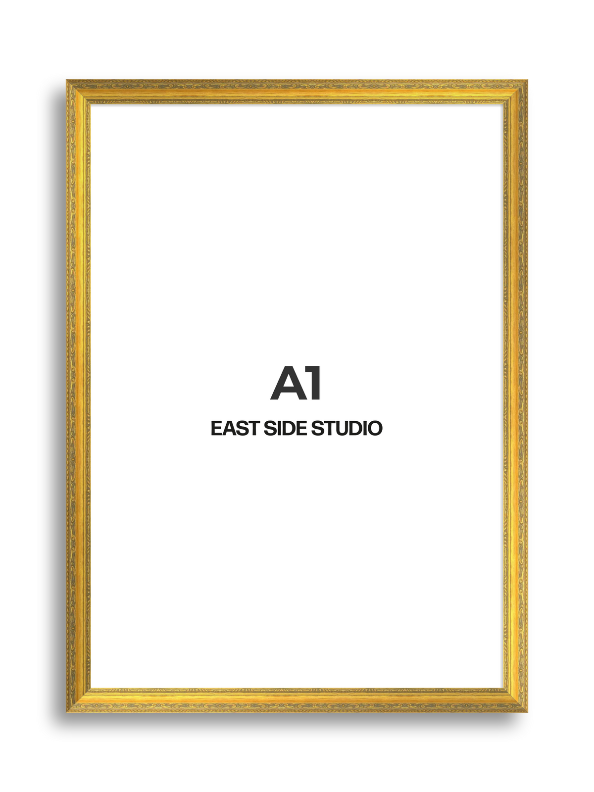 Florin Sculpted Gold A1 picture frame