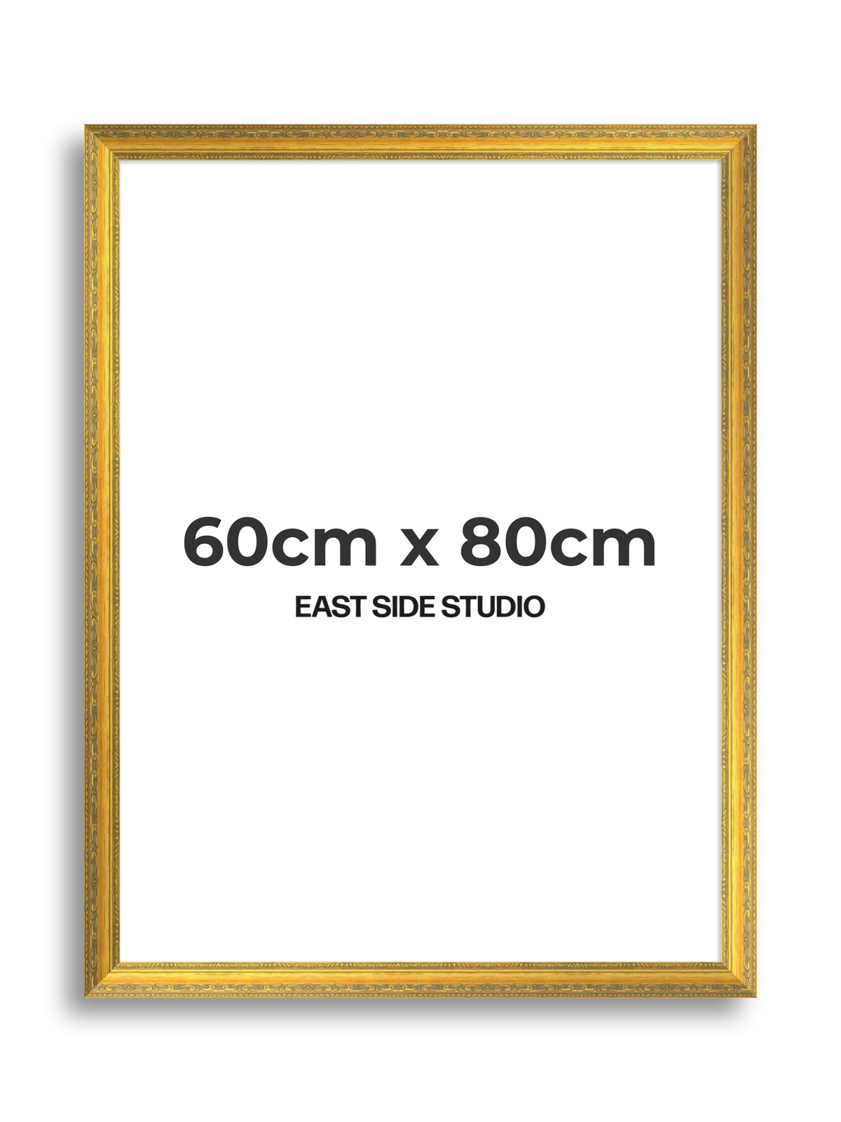 Florin Sculpted Gold 60cm x 80cm picture frame