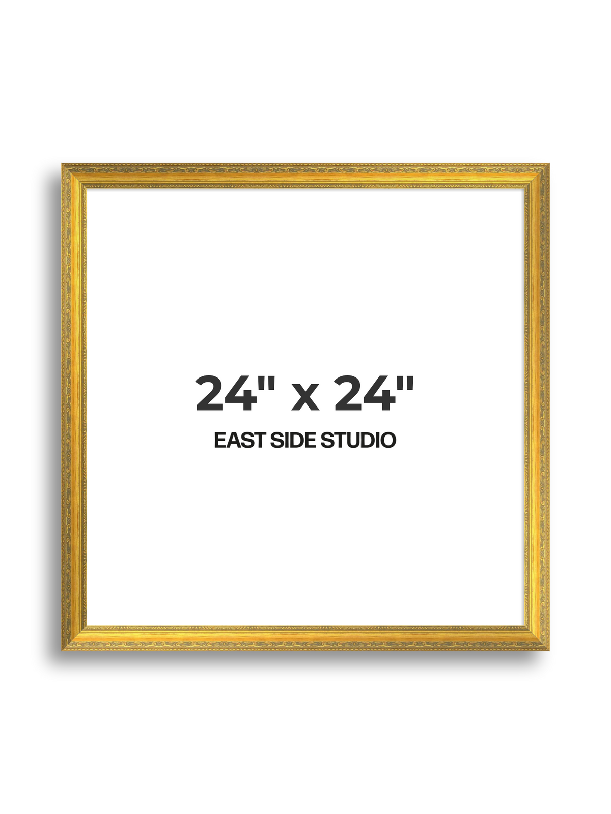 Florin Sculpted Gold 24" x 24" picture frame