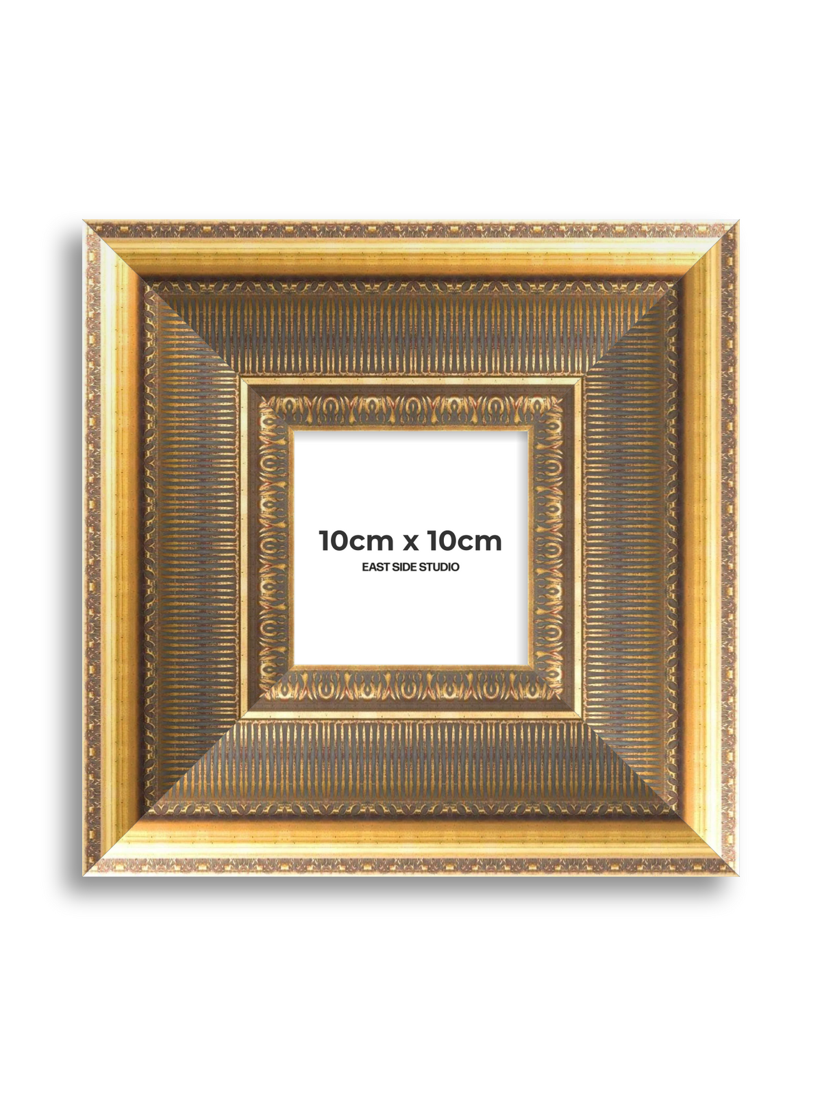 Cornice Grand Aged Gold 10cm x 10cm picture frame