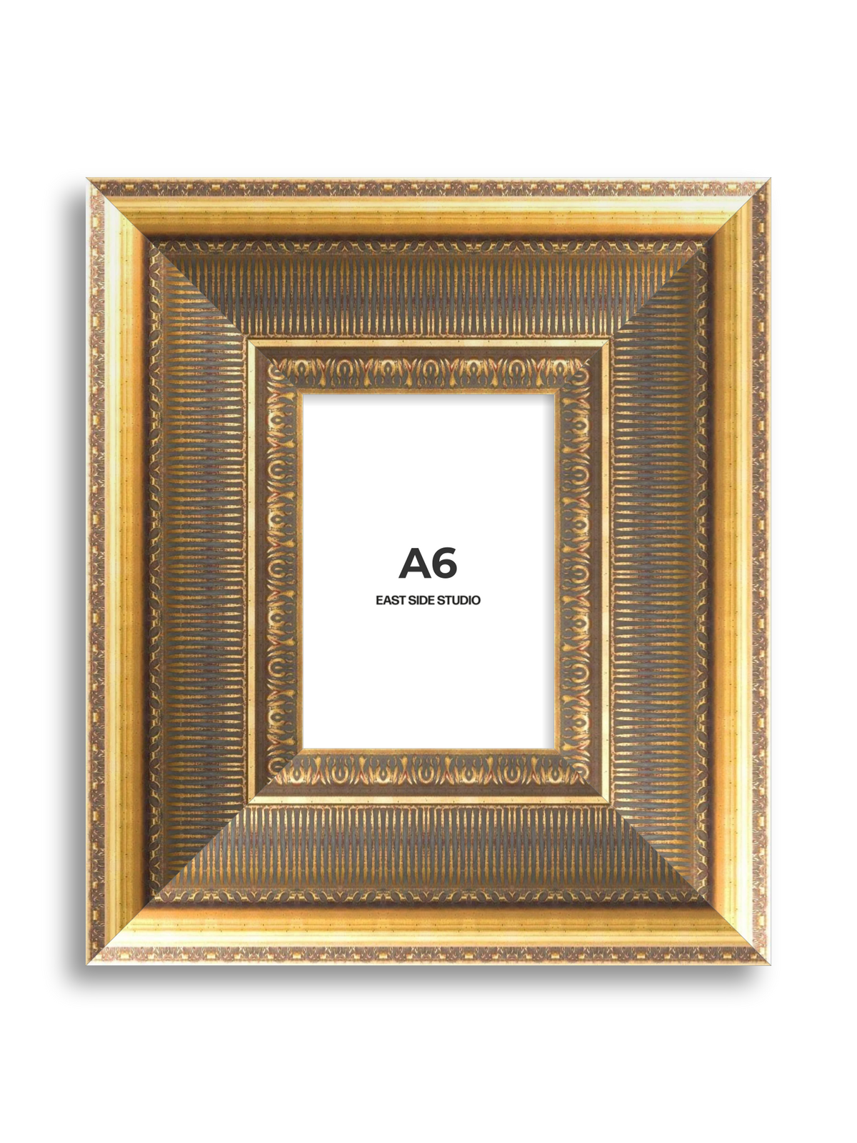 Cornice Grand Aged Gold A6 picture frame