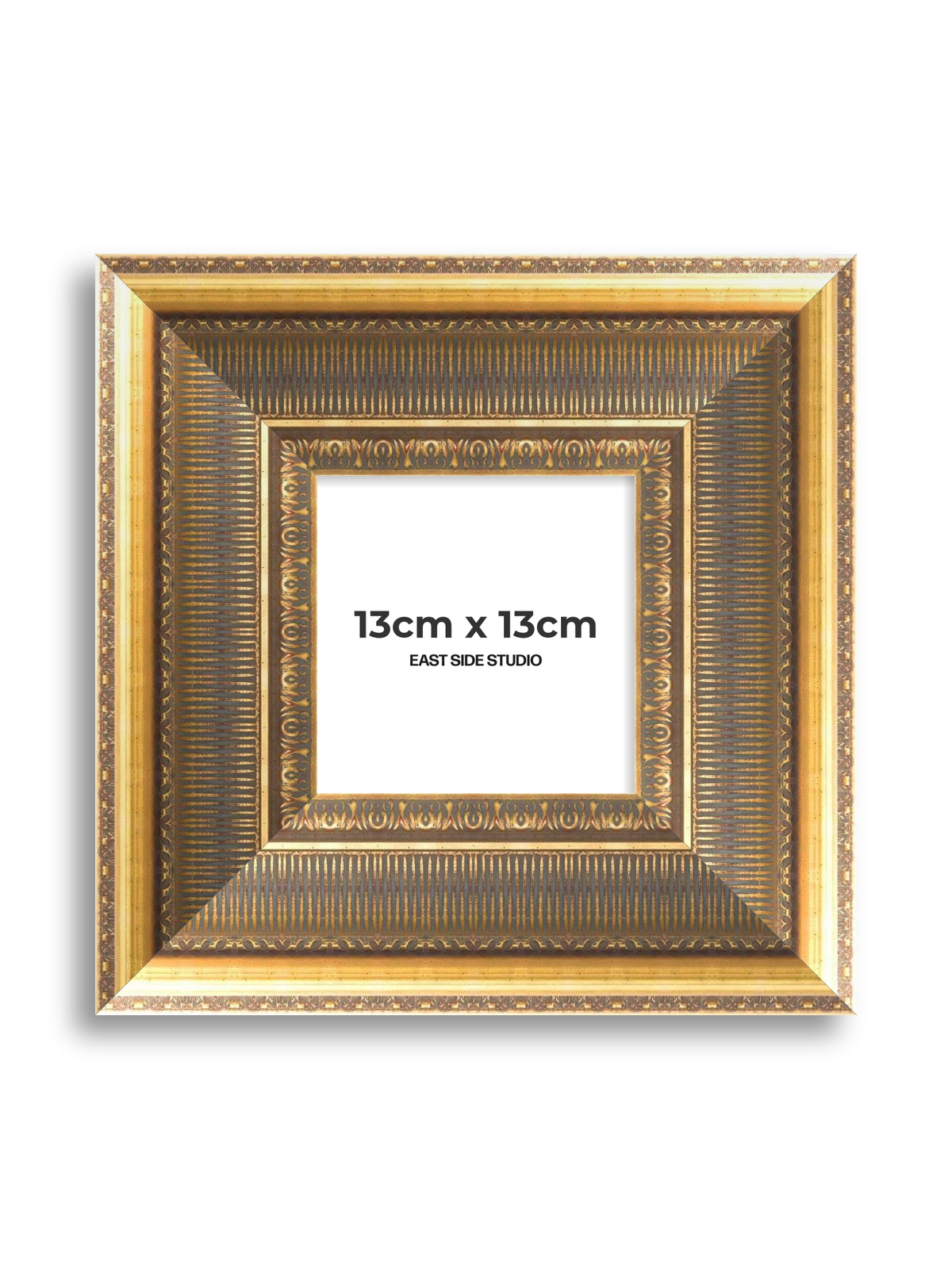 Cornice Grand Aged Gold 13cm x 13cm picture frame