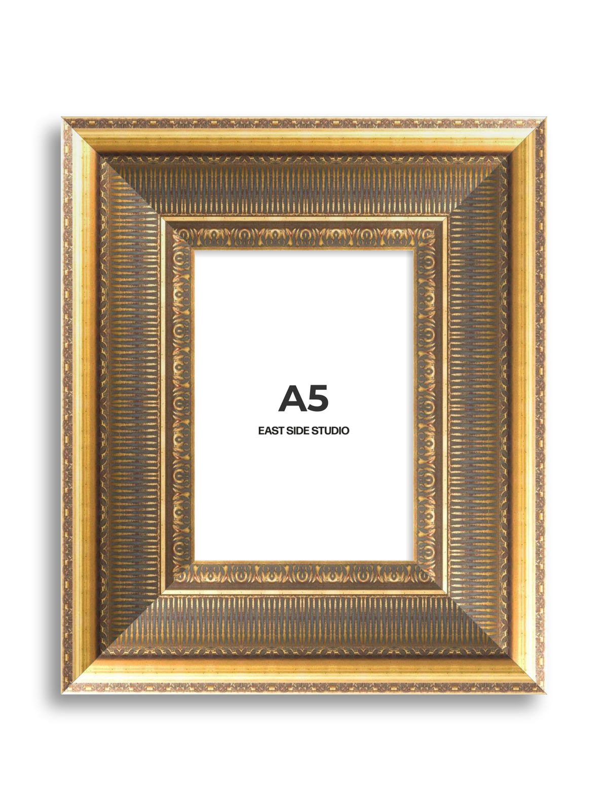 Cornice Grand Aged Gold A5 picture frame
