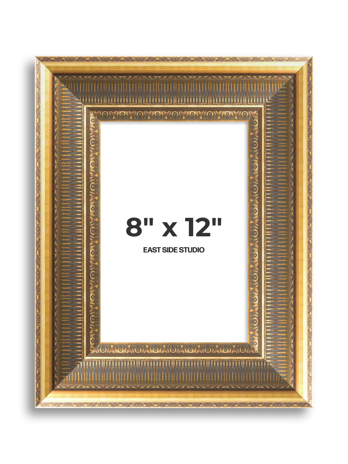 Cornice Grand Aged Gold 8" x 12" picture frame