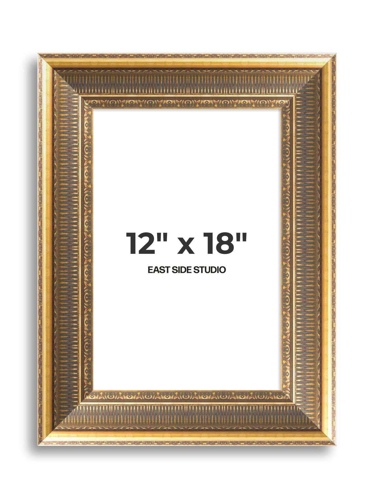 Cornice Grand Aged Gold 12" x 18" picture frame