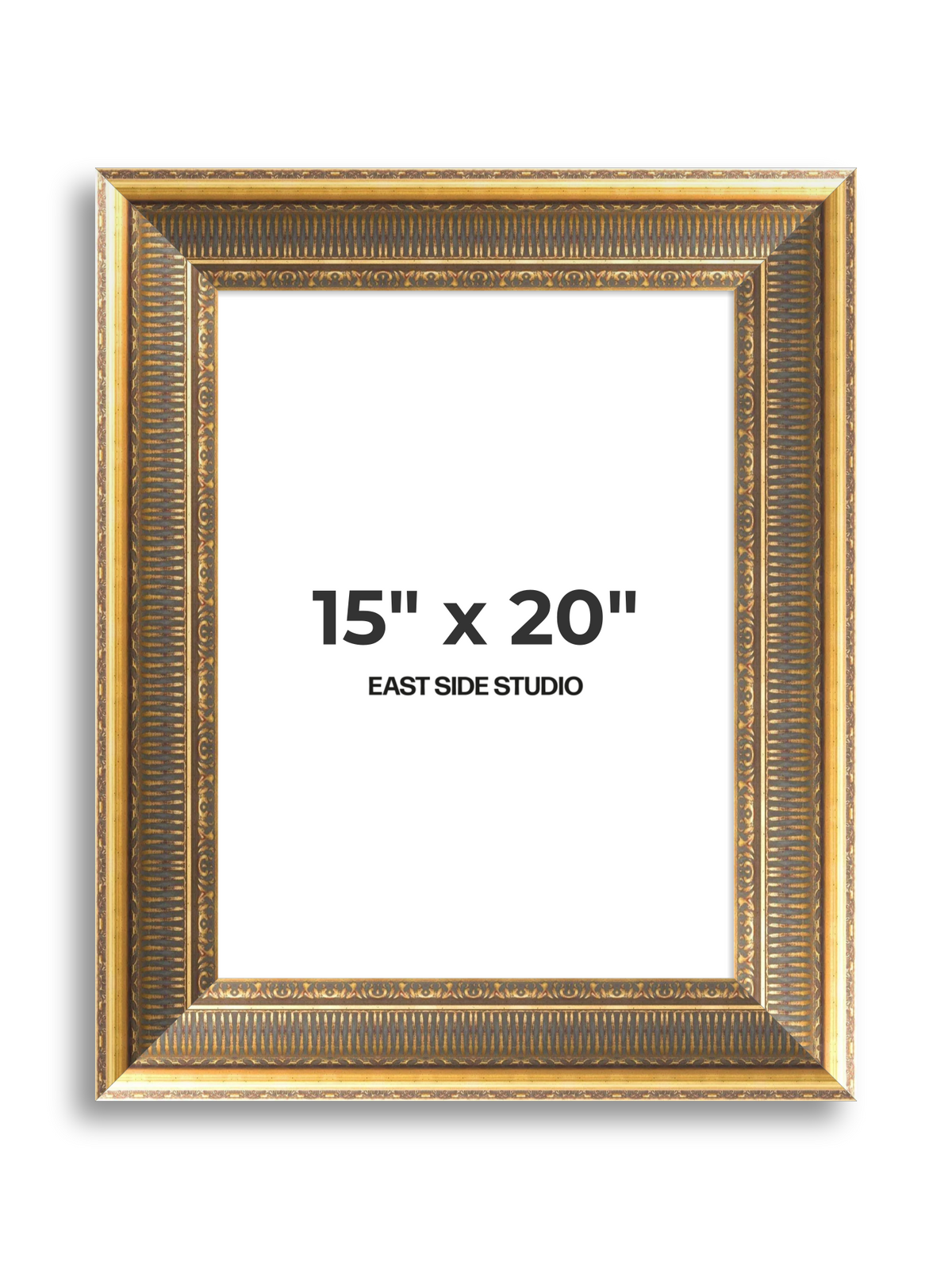 Cornice Grand Aged Gold 15" x 20" picture frame