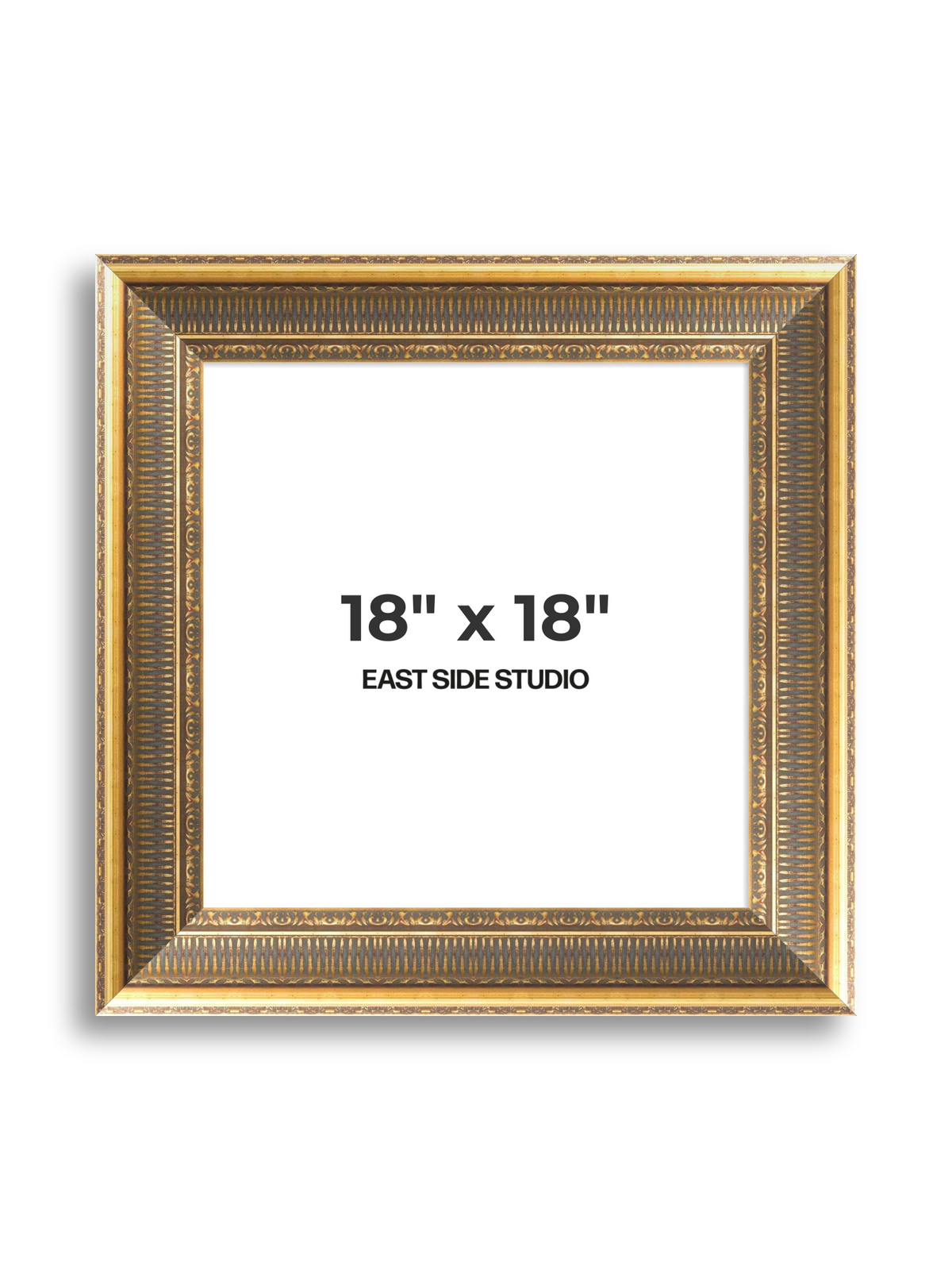 Cornice Grand Aged Gold 18" x 18" picture frame