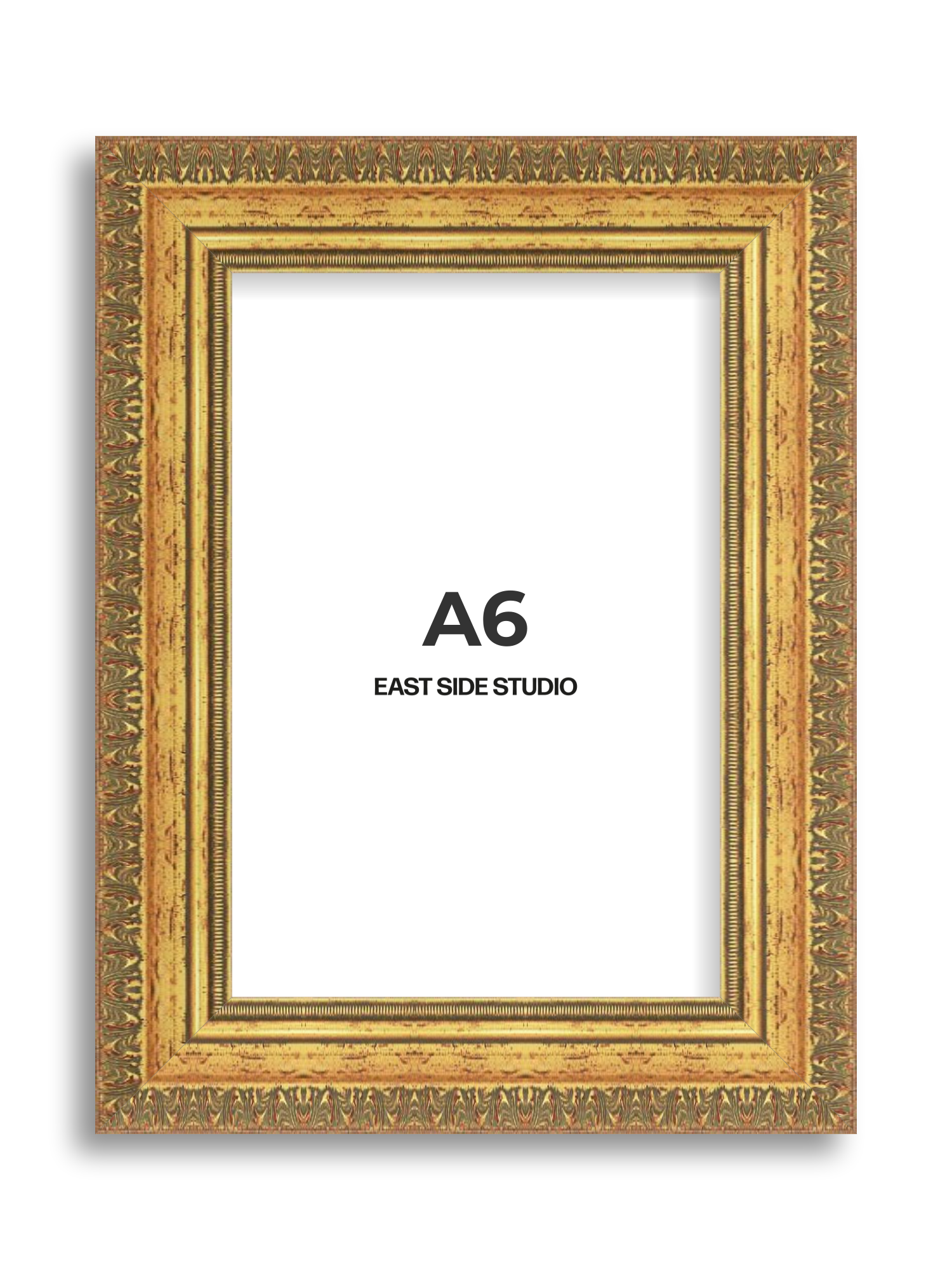 Ornate Gold A6 picture frame
