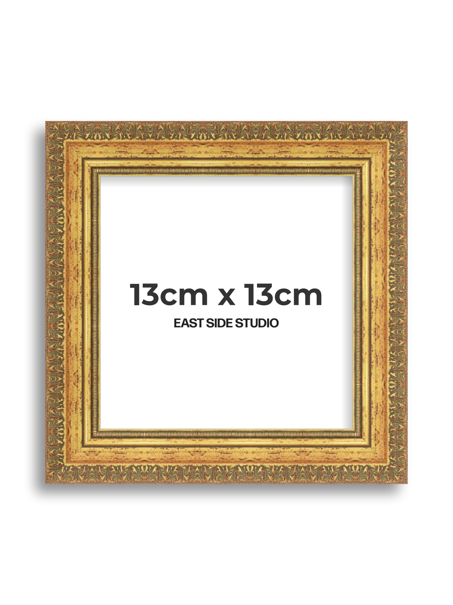 Ornate Gold 13cm x 13cm picture frame