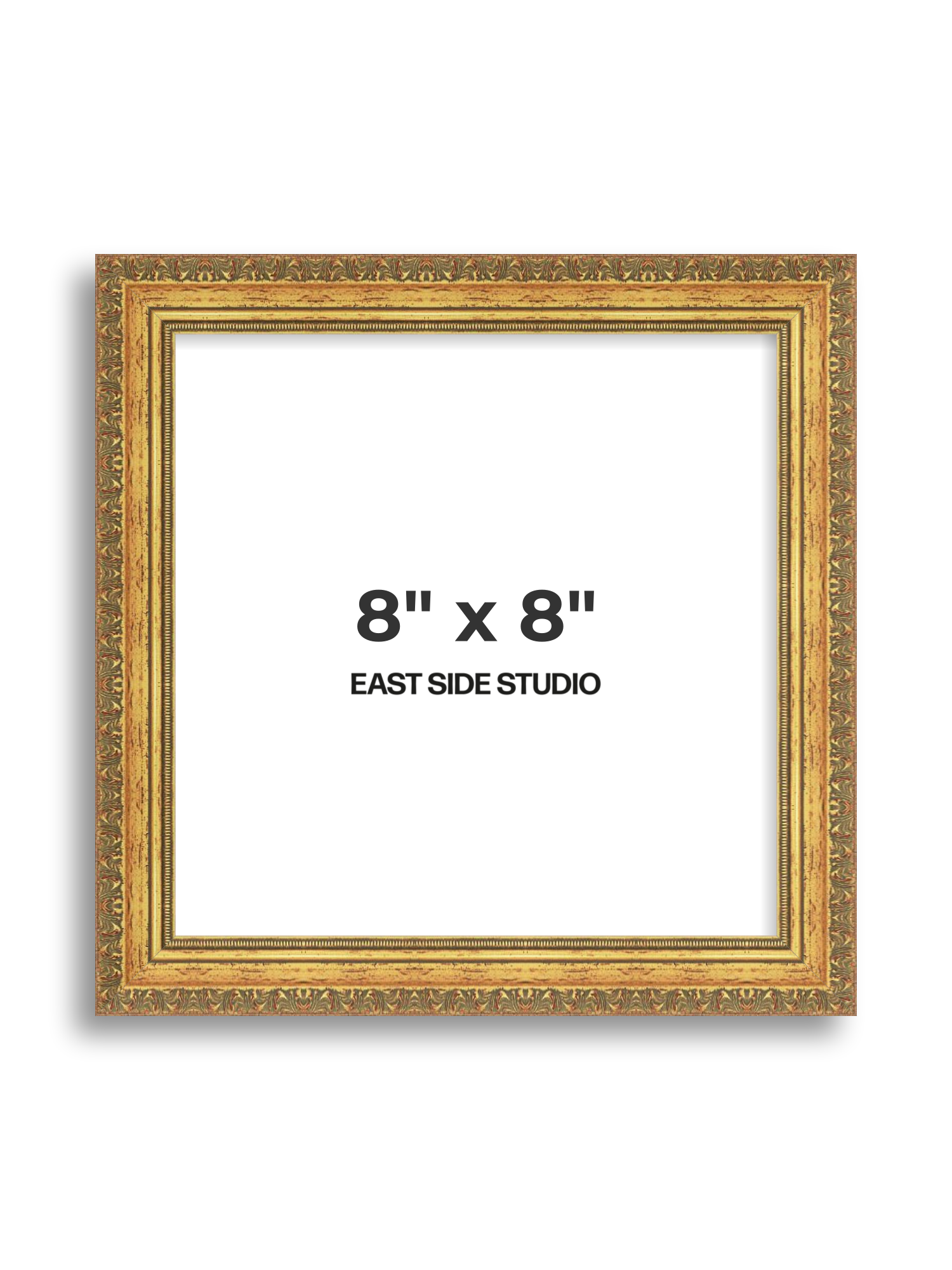 Ornate Gold 8" x 8" picture frame