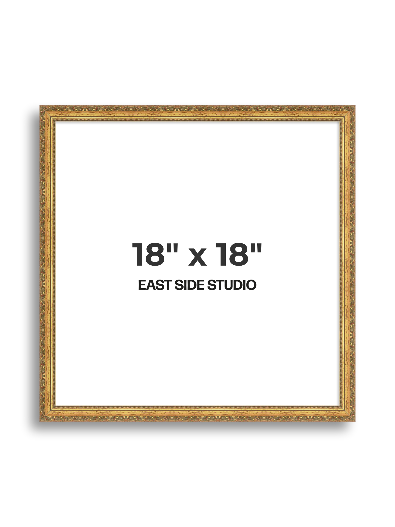 Ornate Gold 18" x 18" picture frame