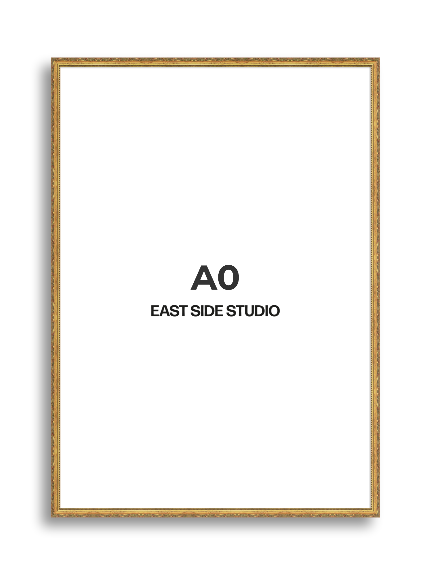 Ornate Gold A0 picture frame