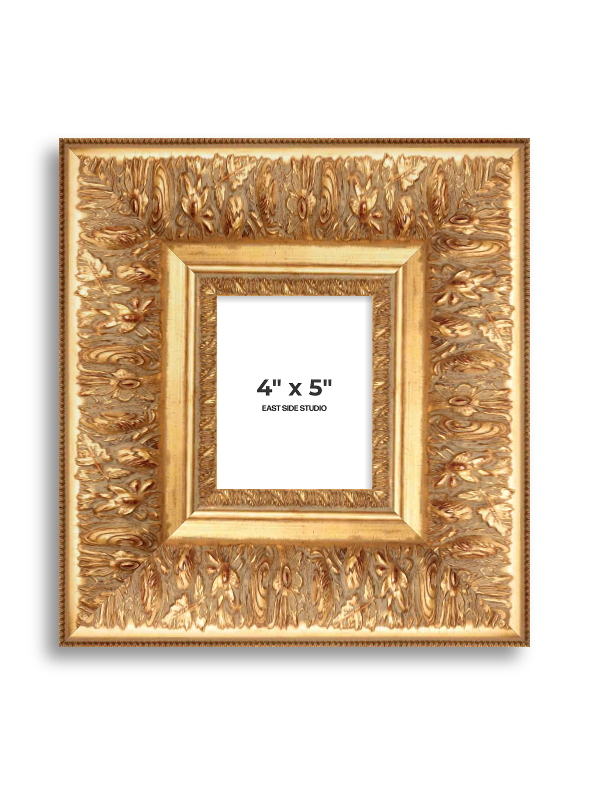 Rocaille Gold 4" x 5" picture frame