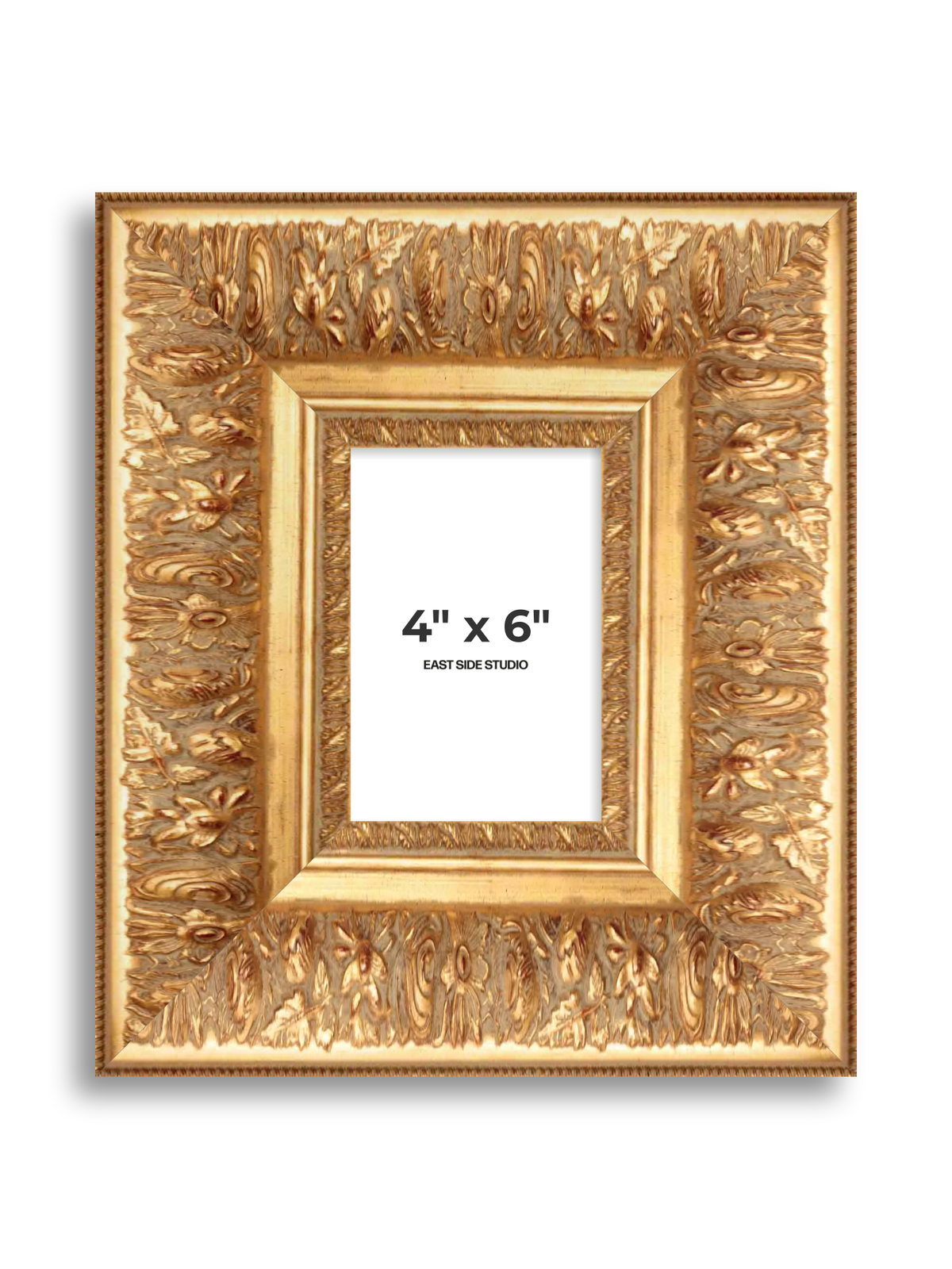 Rocaille Gold 4" x 6" picture frame